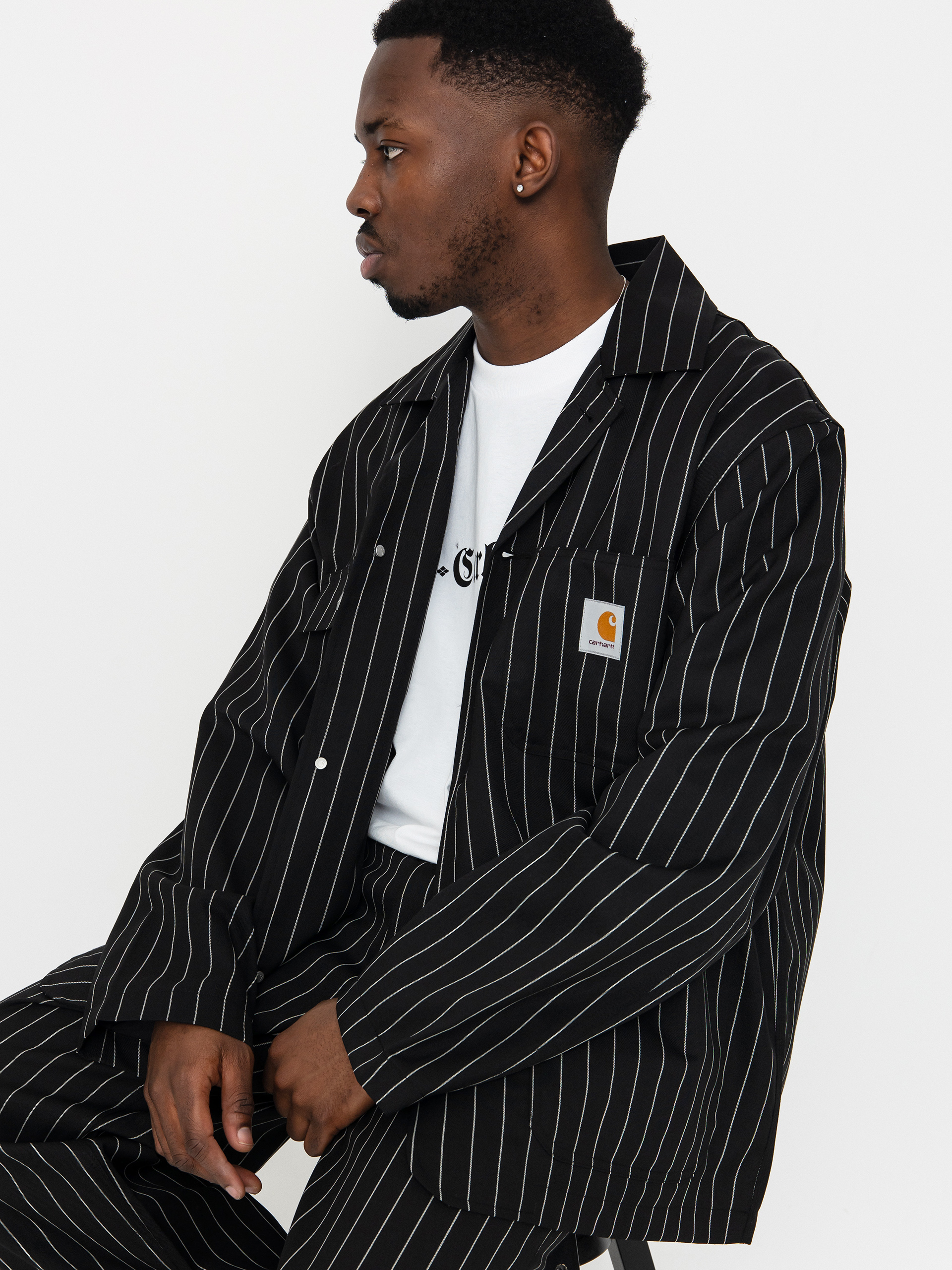 Яке Carhartt WIP Seaton Blazer (seaton stripe black)