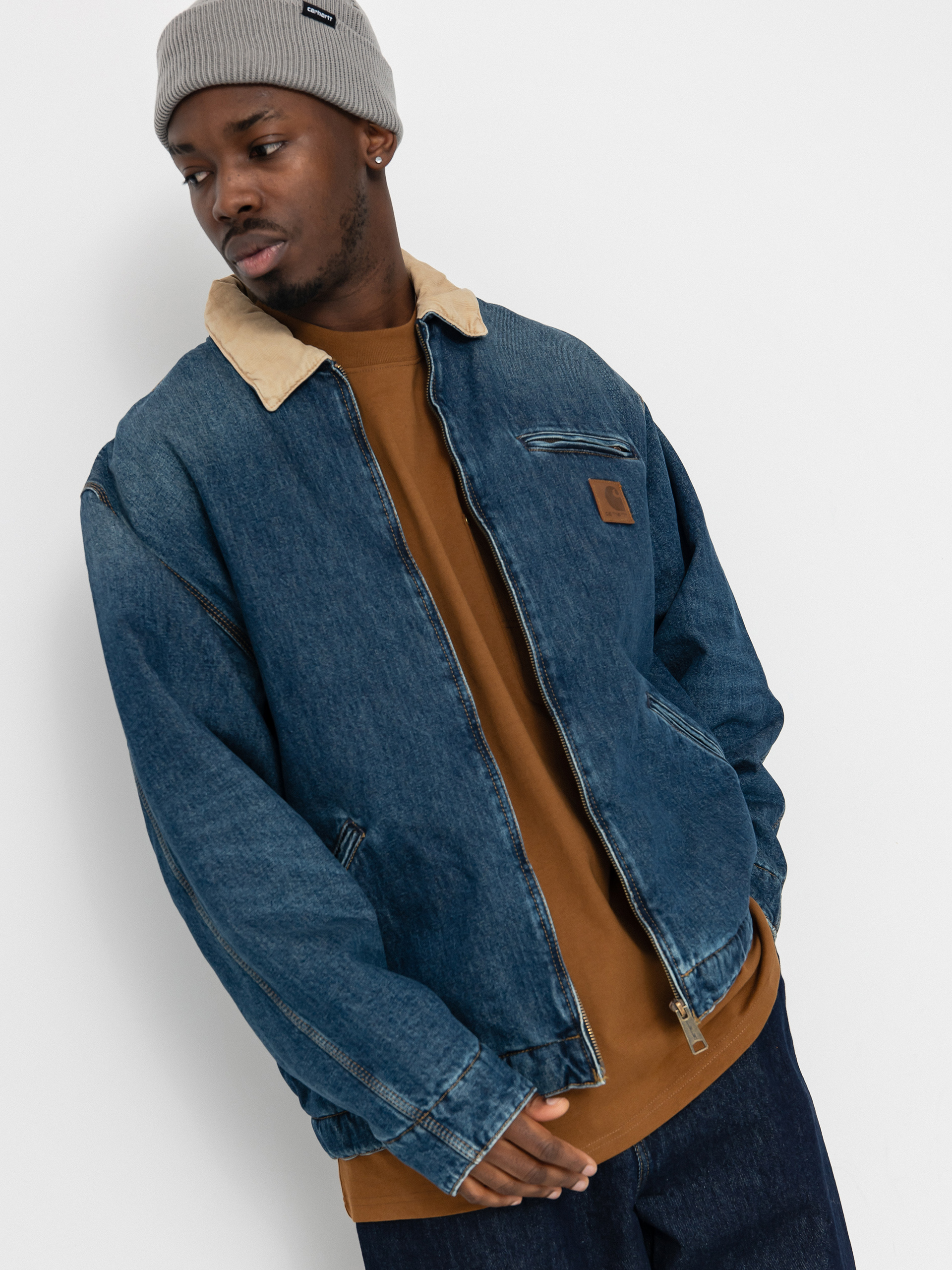 Яке Carhartt WIP OG Detroit (blue/dusty h brown)