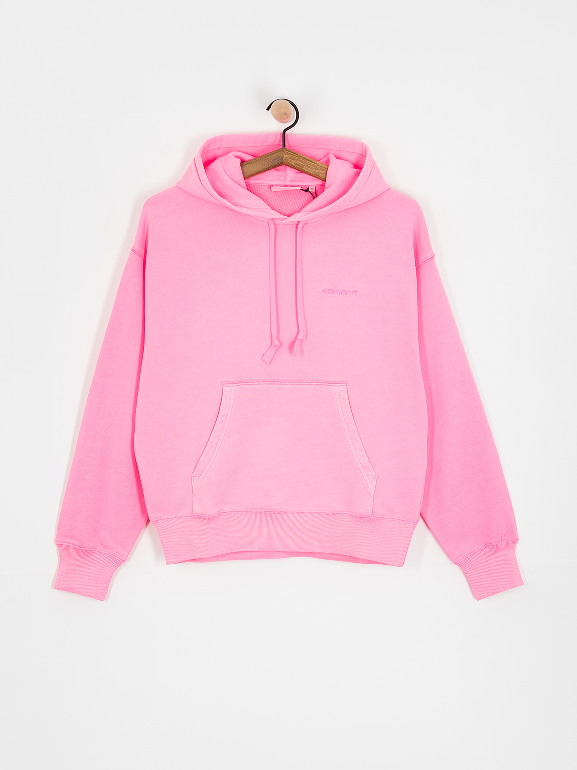 Суитшърт с качулка Carhartt WIP Lumo HD Wmn (lumo pink)