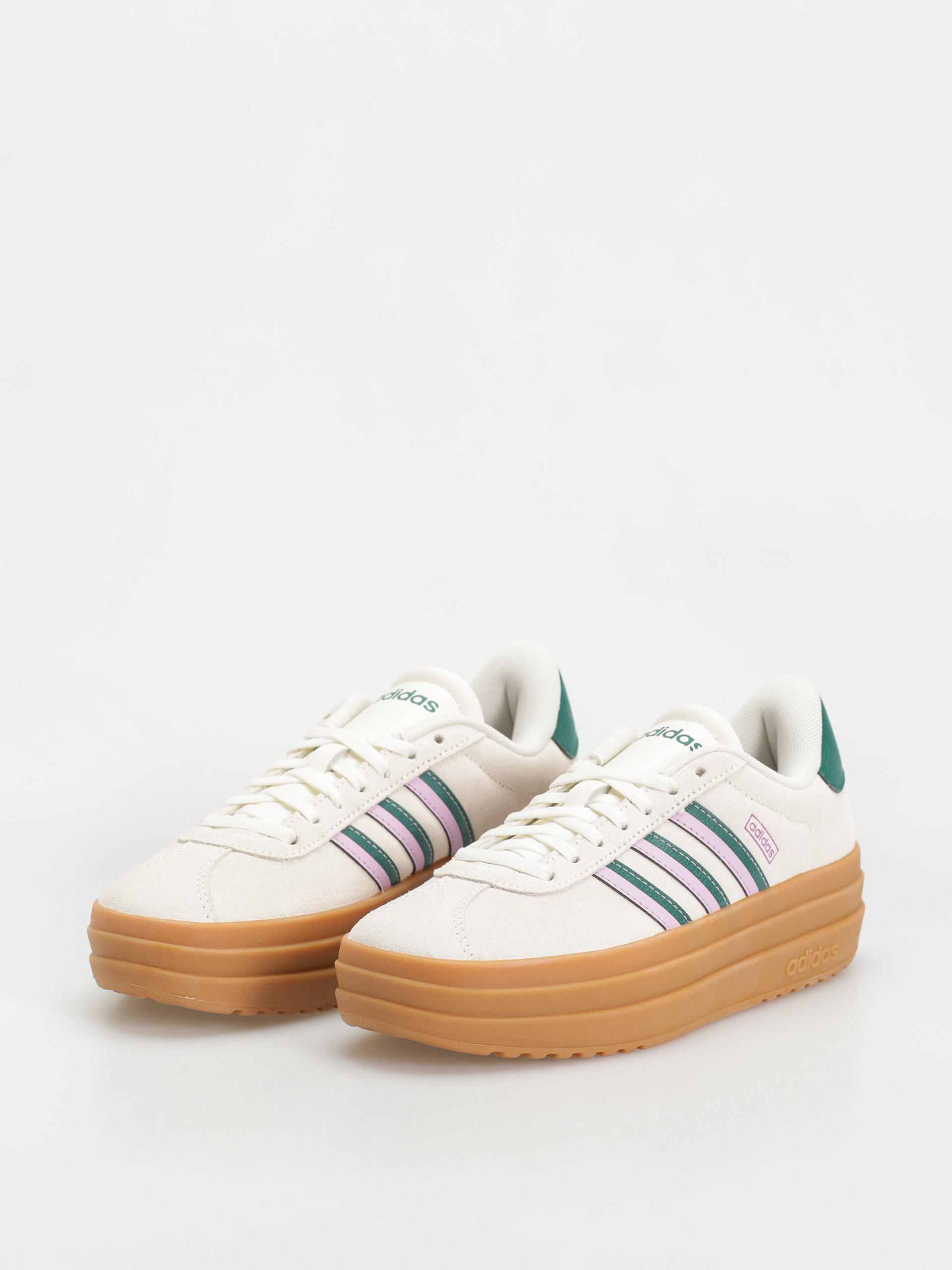 Обувки adidas Vl Court Bold Wmn (owhite/cgreen/blilil)