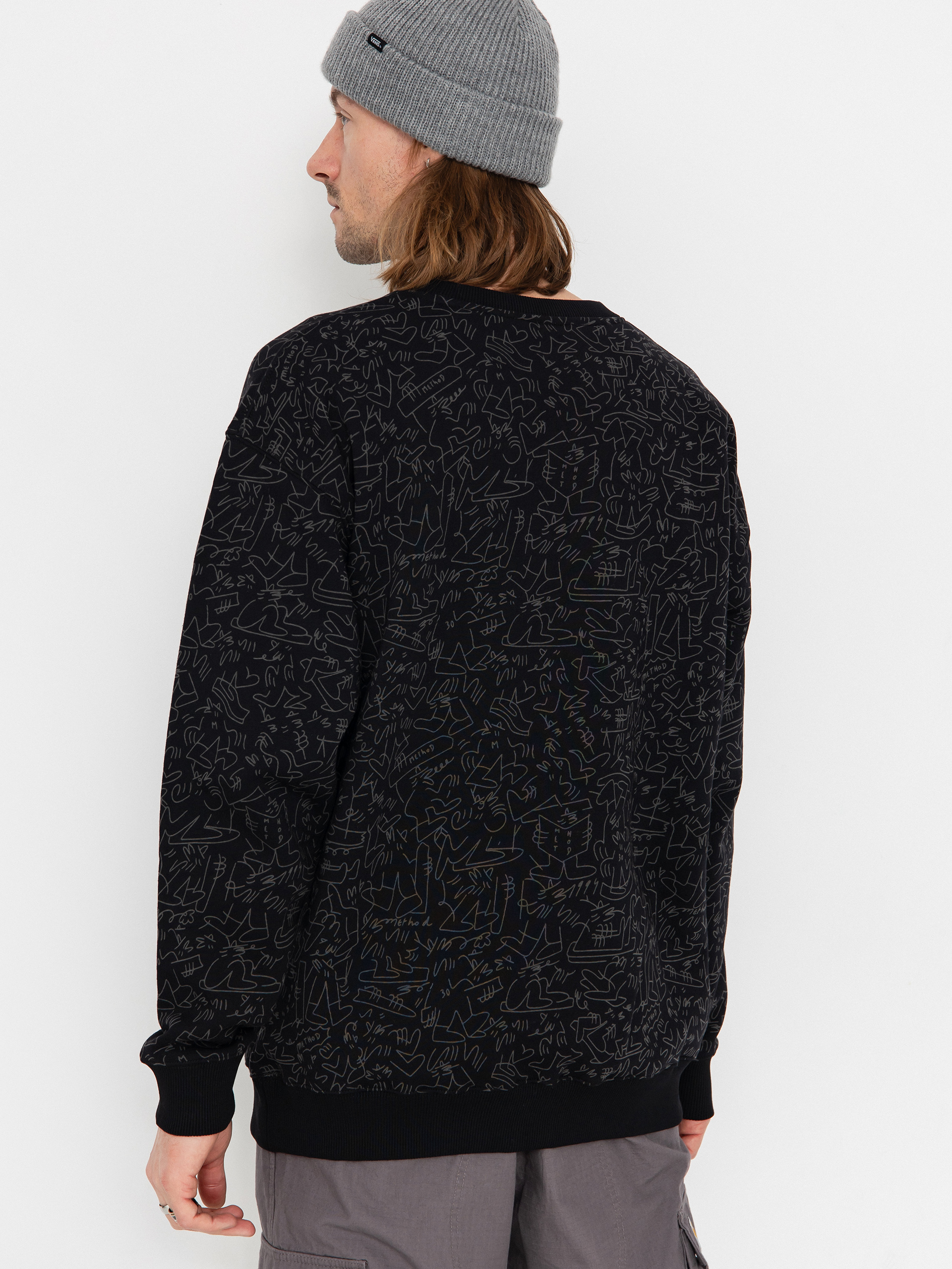 Суитшърт Method X Lucas Crew (black)
