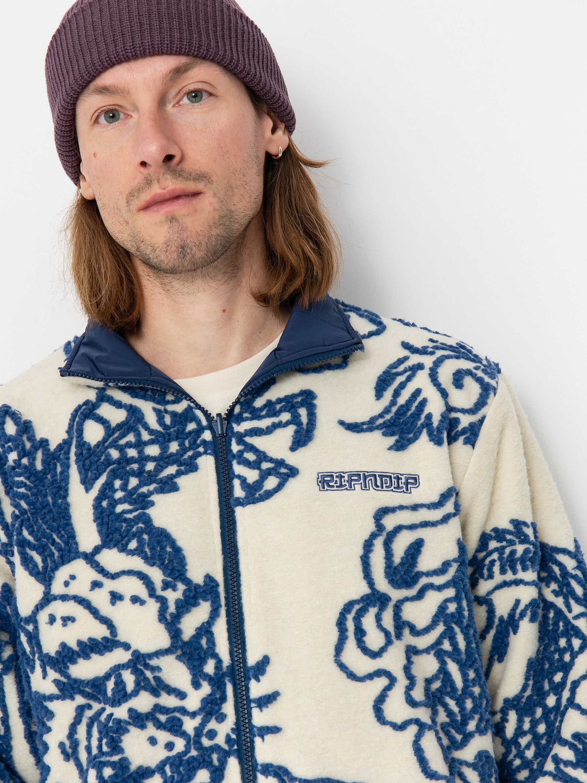 Яке RipNDip Haku Reversible (off white/navy)