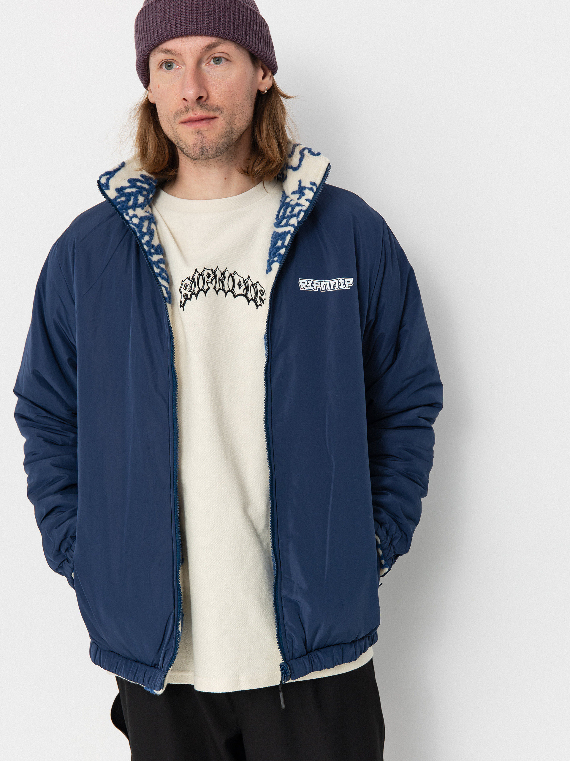 Яке RipNDip Haku Reversible (off white/navy)