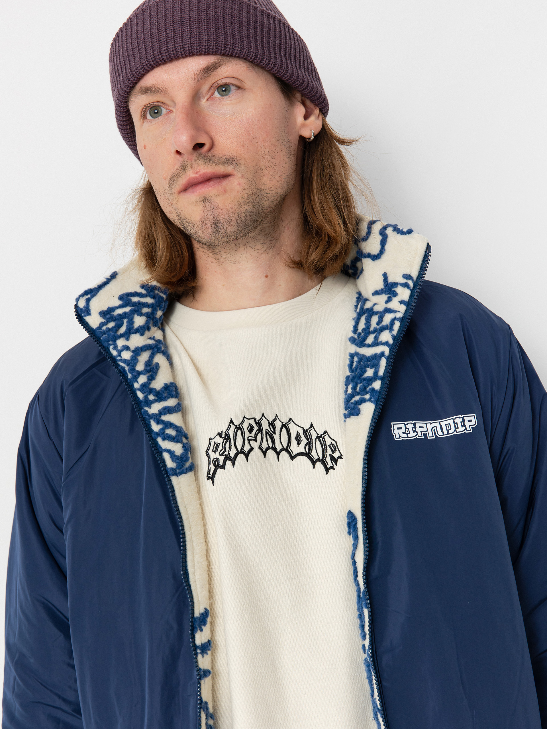 Яке RipNDip Haku Reversible (off white/navy)