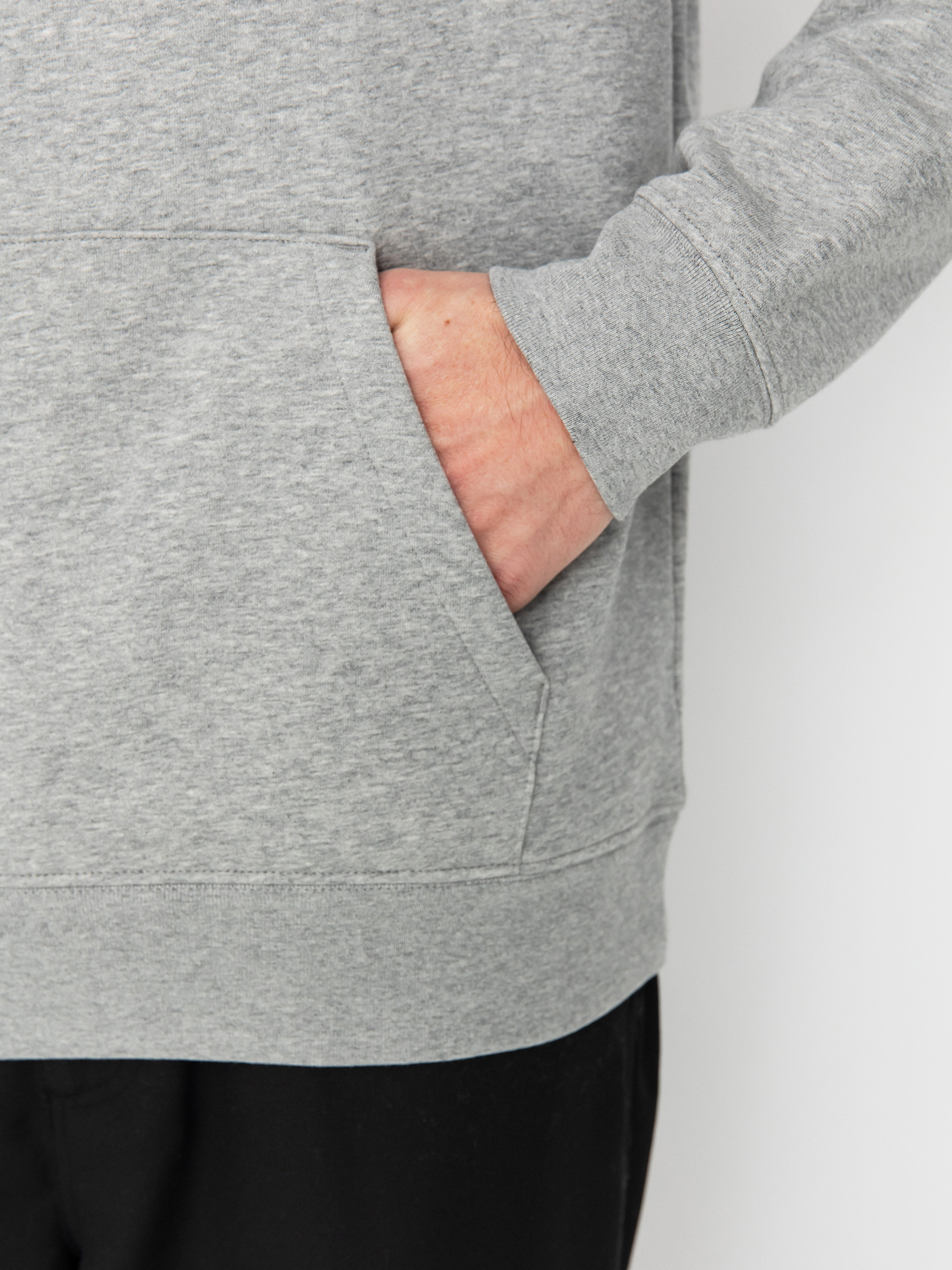 Суитшърт с качулка Poetic Collective In The Now HD (heather grey)