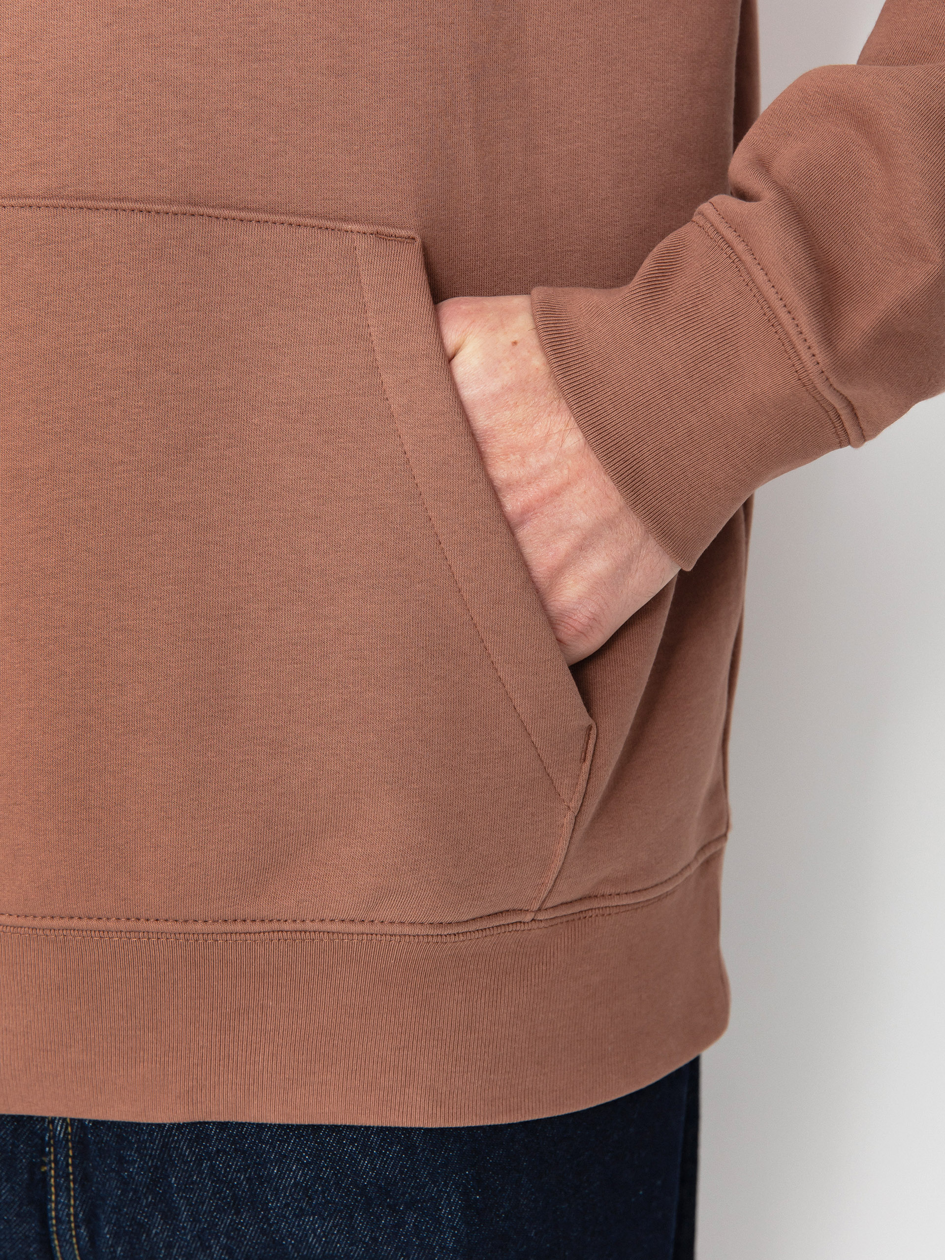 Суитшърт с качулка Poetic Collective Painting HD (brown)