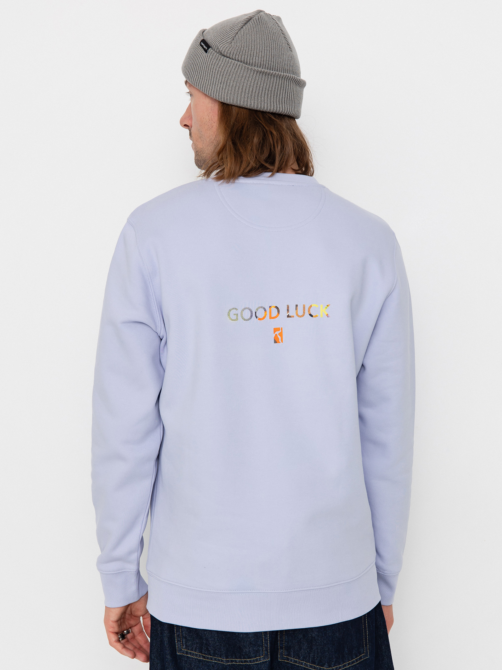 Суитшърт Poetic Collective Good Luck Crewneck (purple)