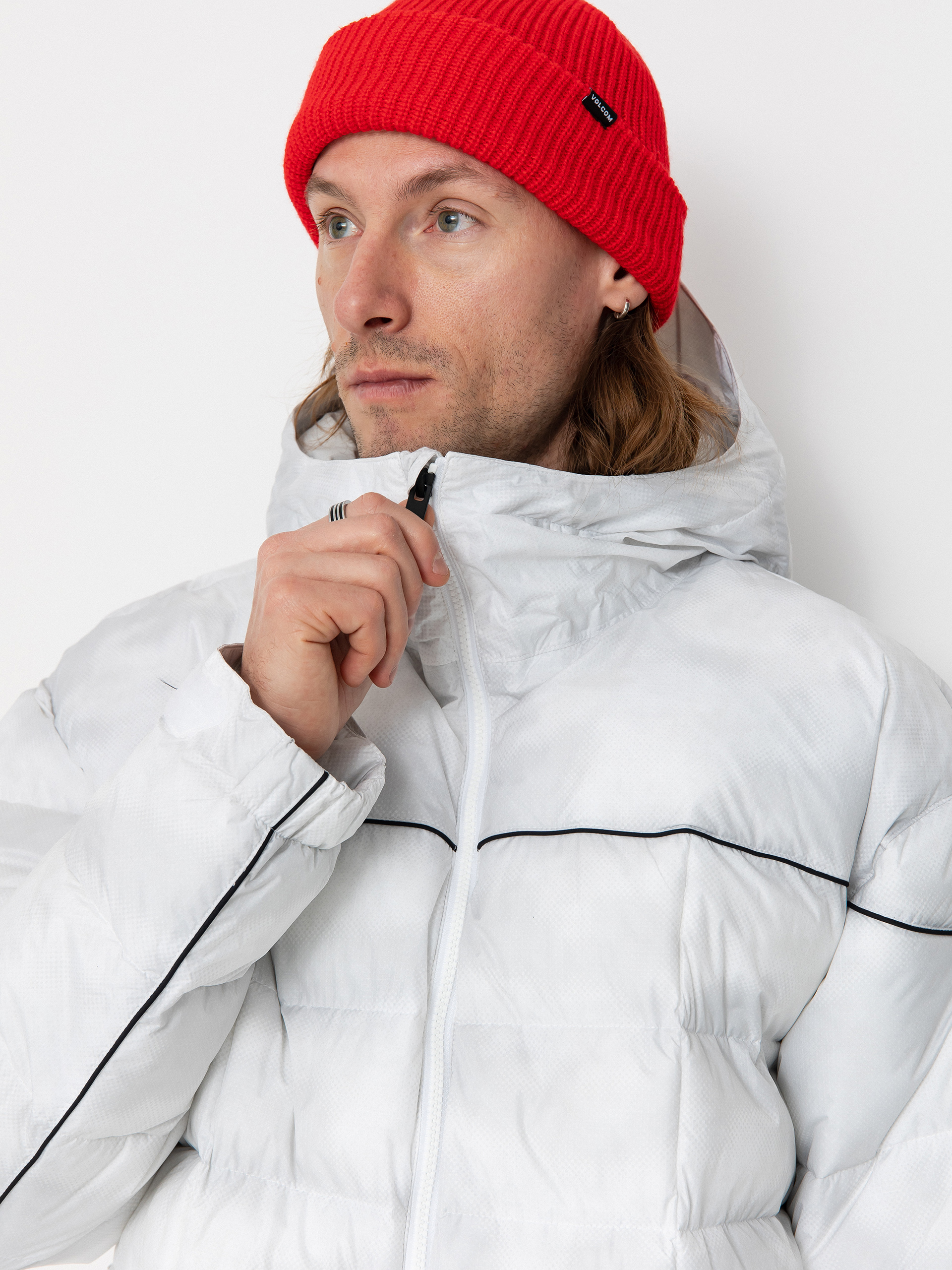 Мъжки Сноуборд яке Volcom Sew Down (white camo)