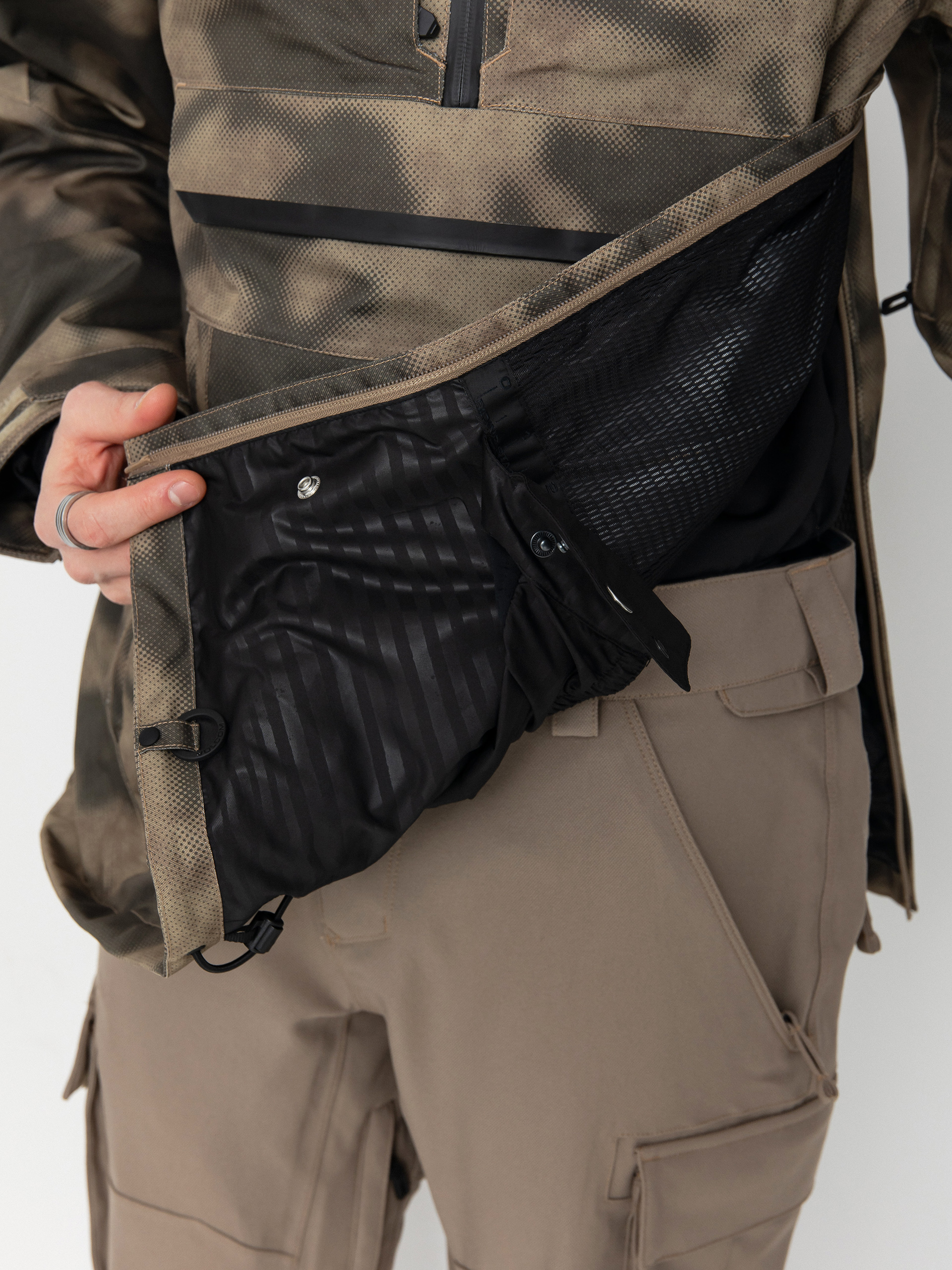 Мъжки Сноуборд яке Volcom Brighton Pullover (camouflage)