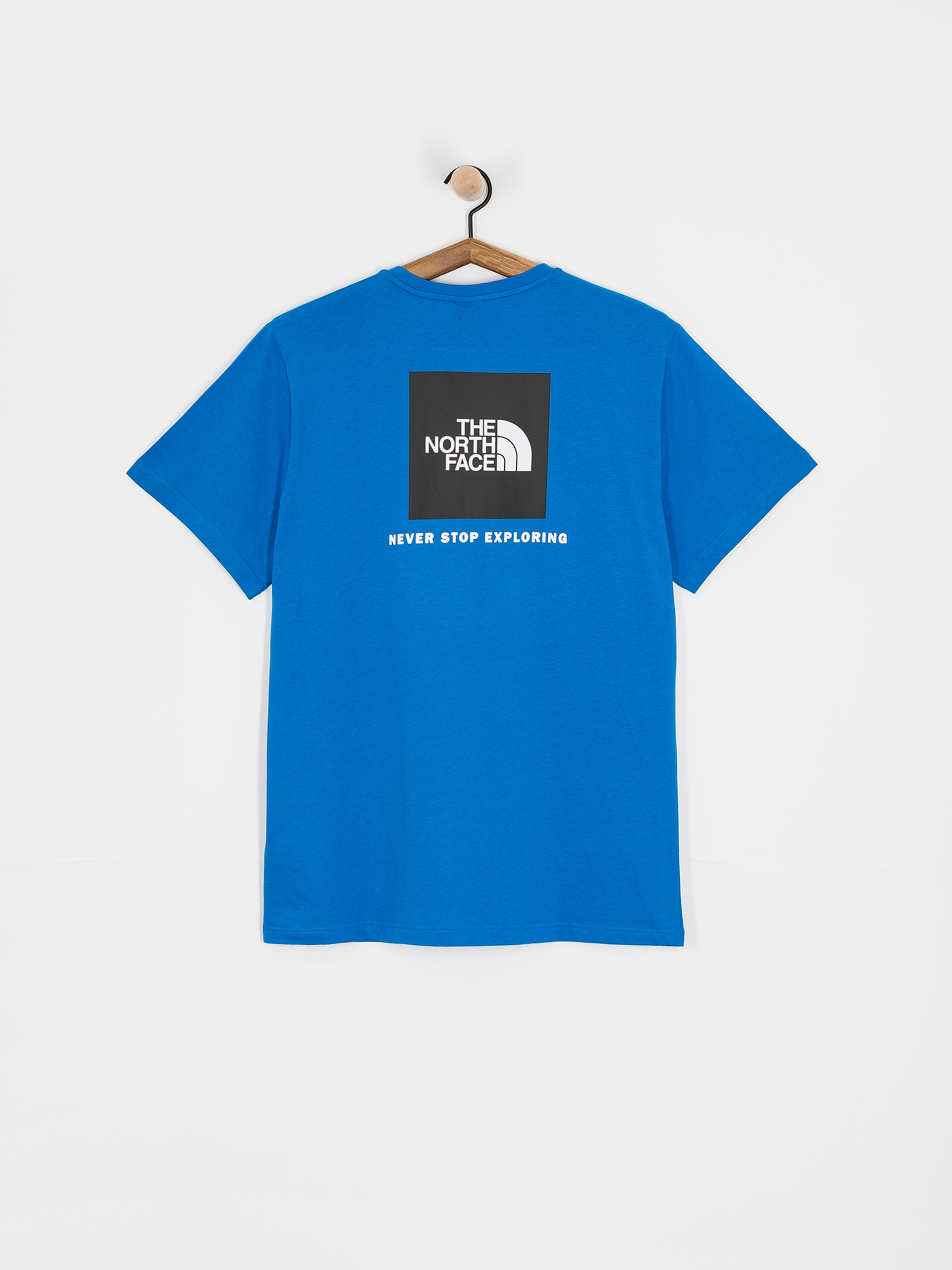 Тениска The North Face Box Nse (hero blue/tnf black)