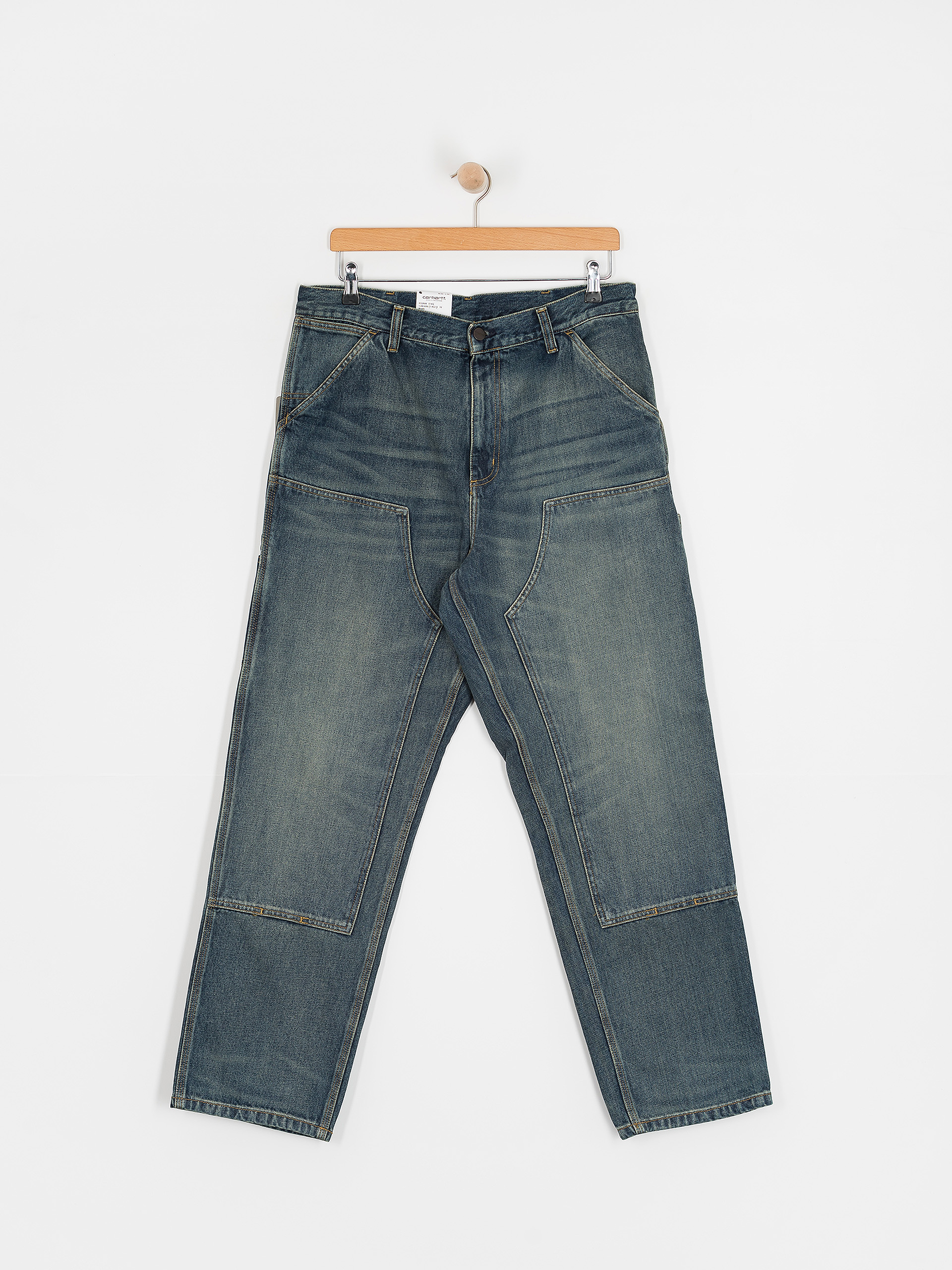 Панталони Carhartt WIP Double Knee (blue)