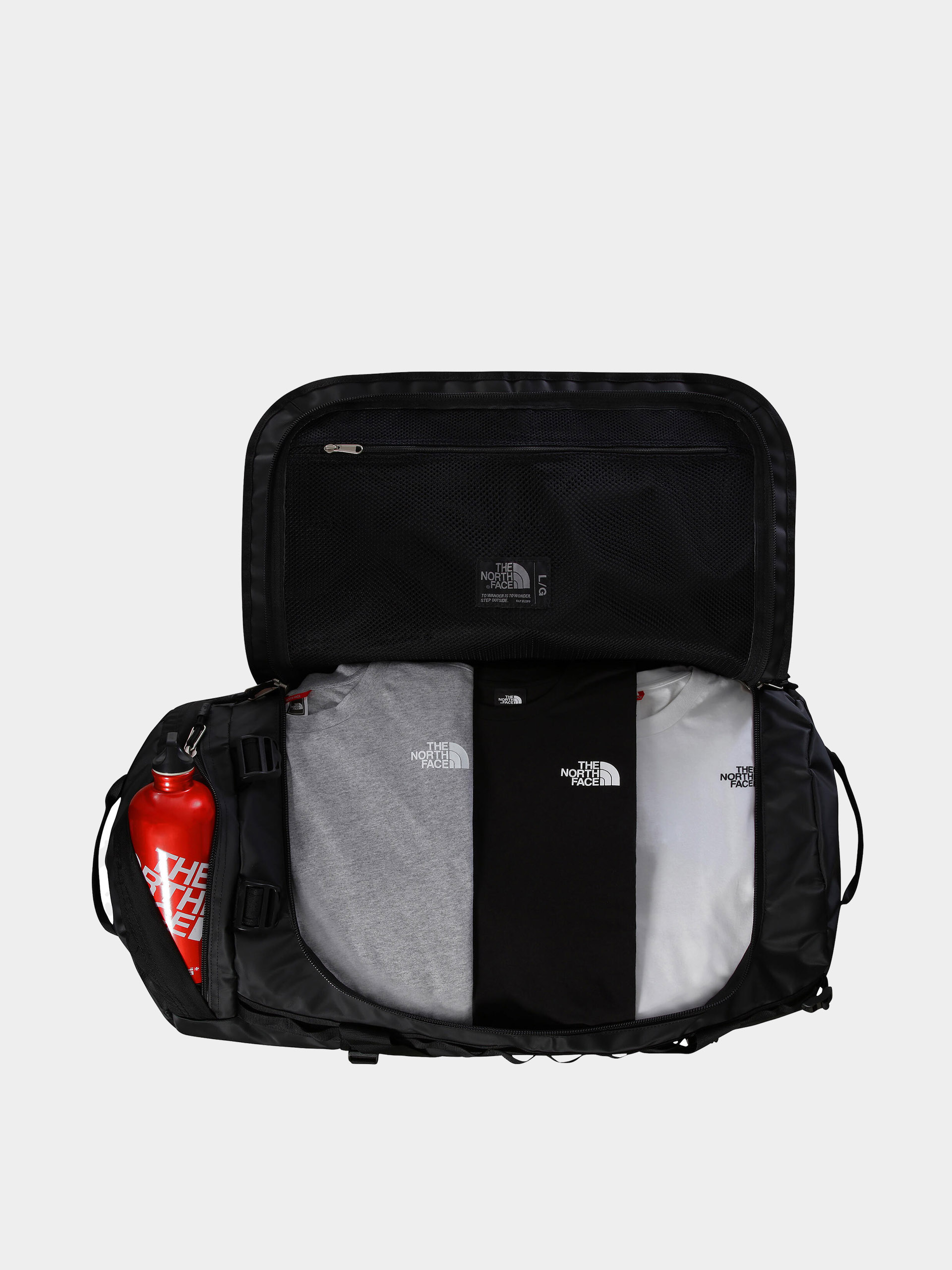Чанта The North Face Base Camp Duffel L (tnf black tnf white npf)