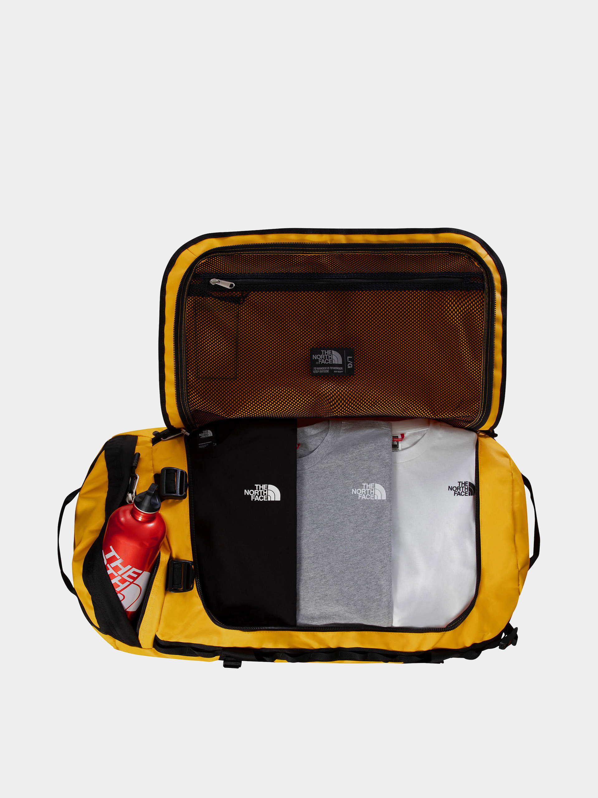 Чанта The North Face Base Camp Duffel L (summit gold/tnf black n)