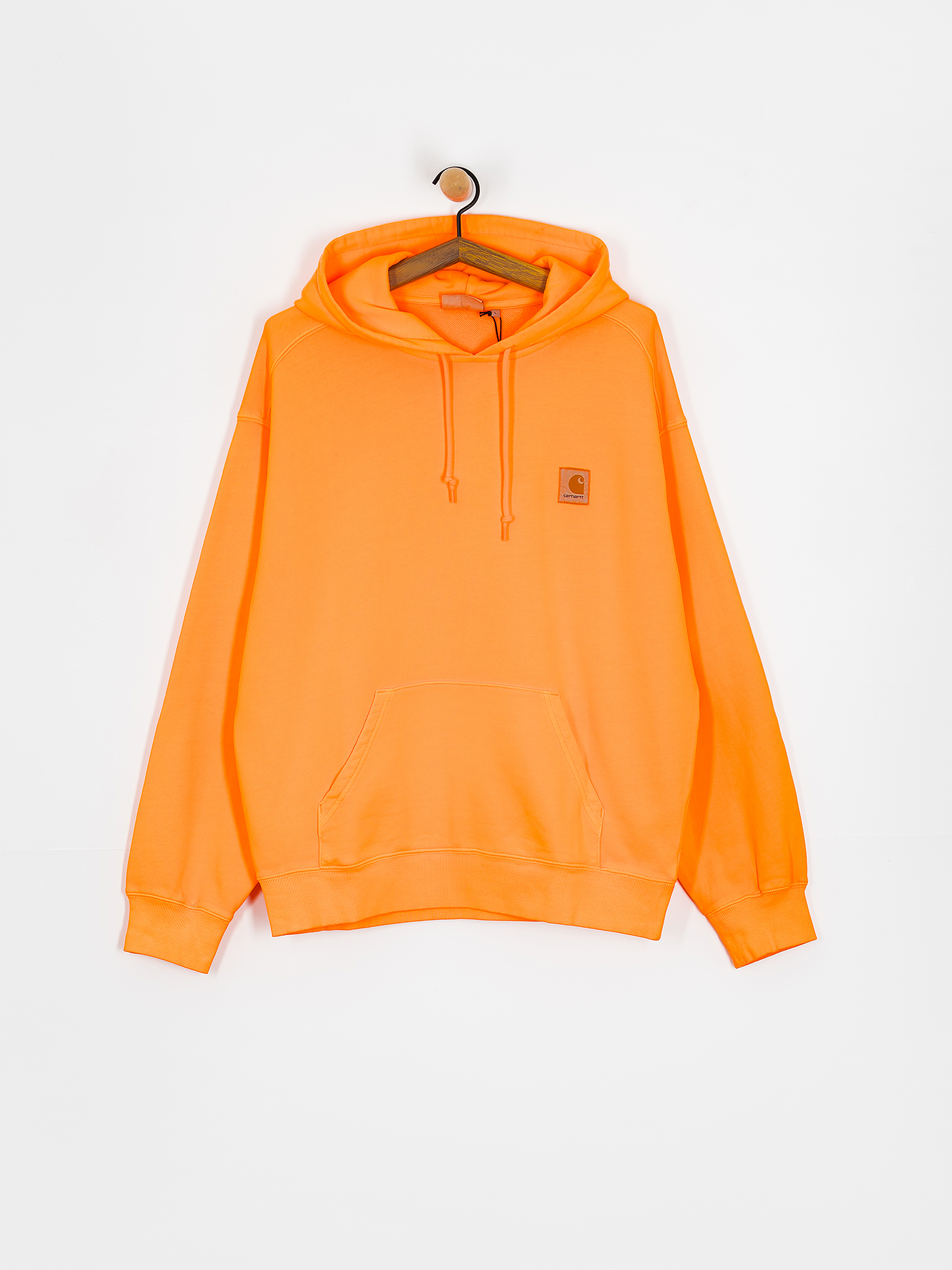 Суитшърт с качулка Carhartt WIP Industry HD (lumo orange)