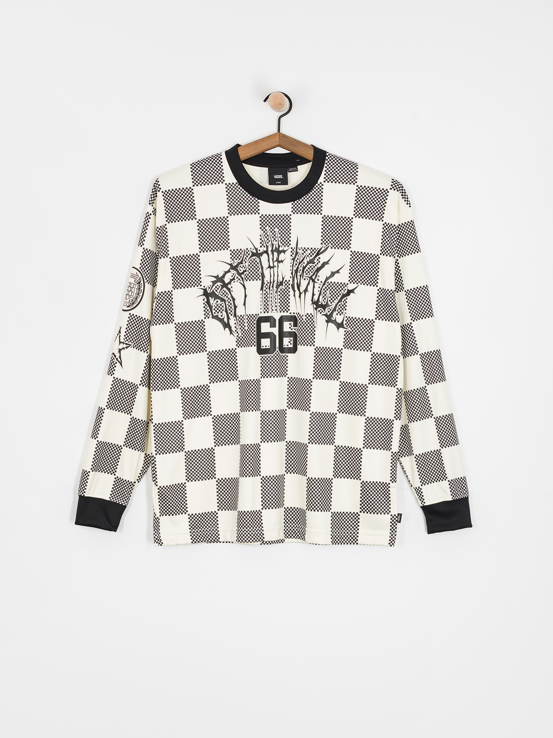 Блуза Vans Metal Arch Soccer Knit (lemon icing/black)