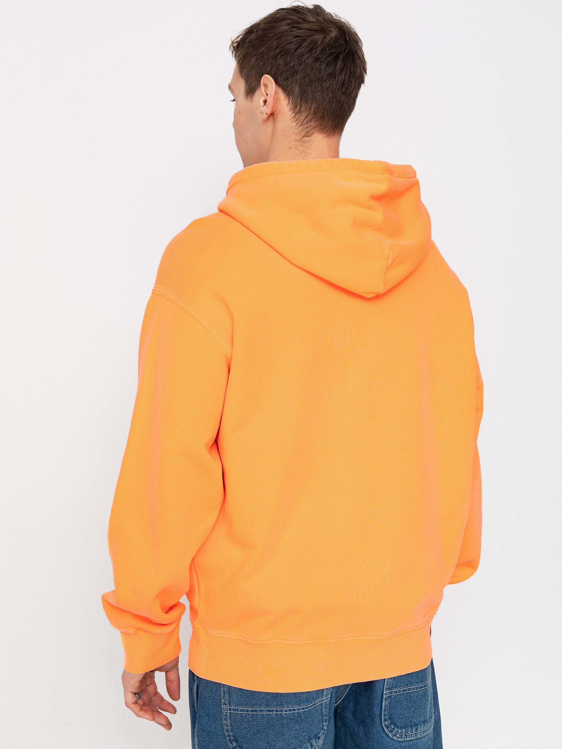 Суитшърт с качулка Carhartt WIP Industry HD (lumo orange)