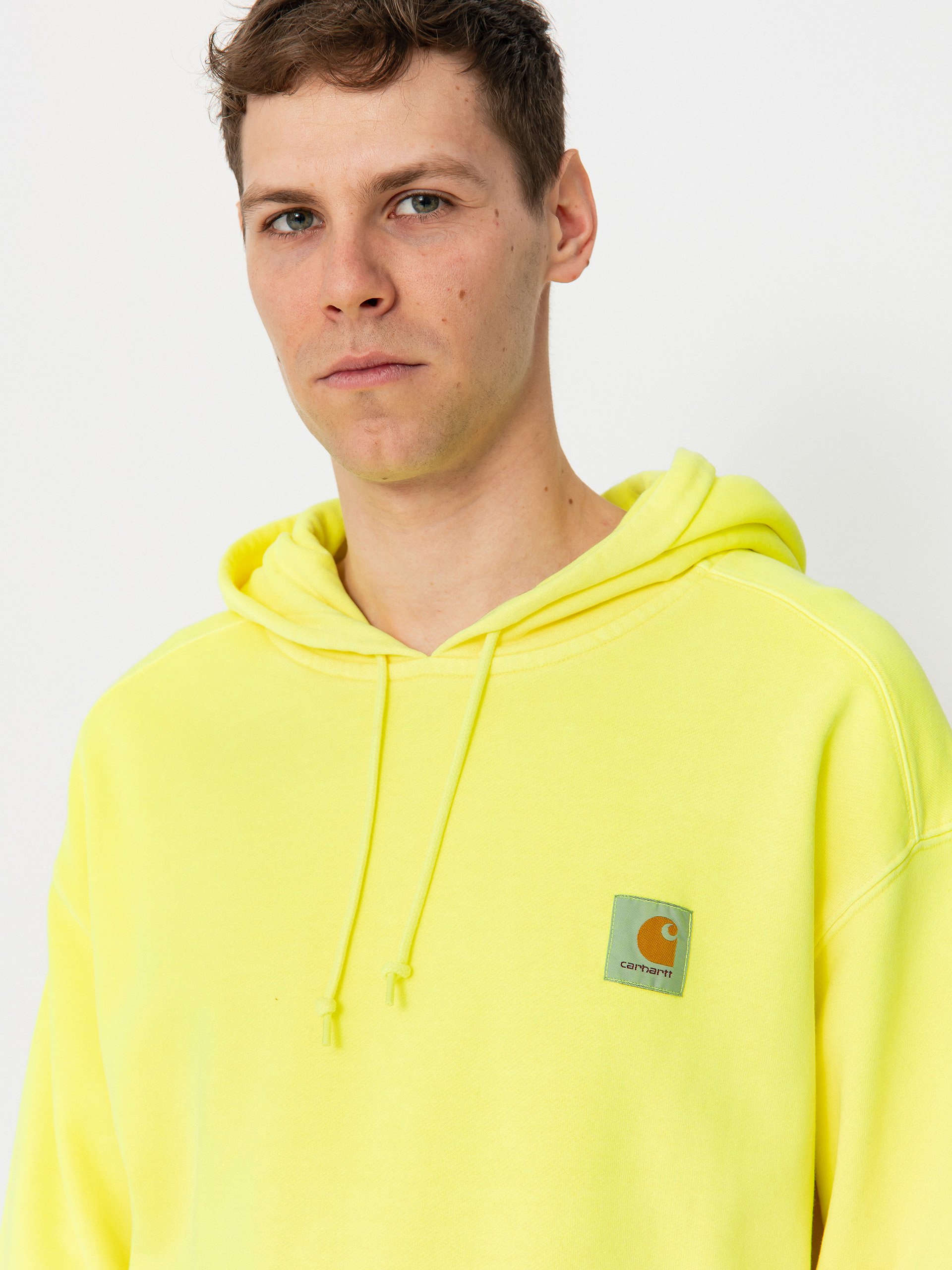Суитшърт с качулка Carhartt WIP Industry HD (lumo yellow)