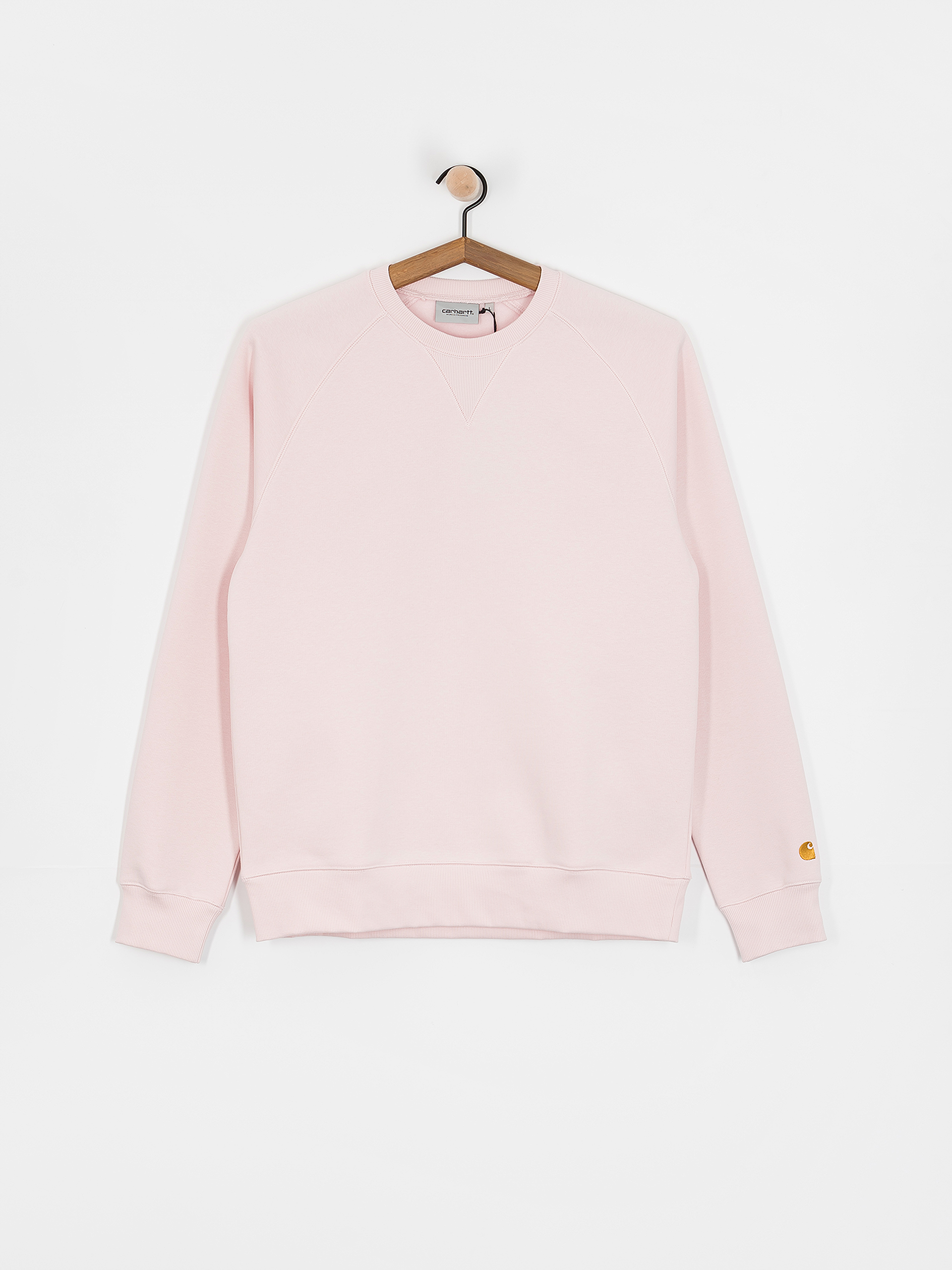 Суитшърт Carhartt WIP Chase (air pink/gold)