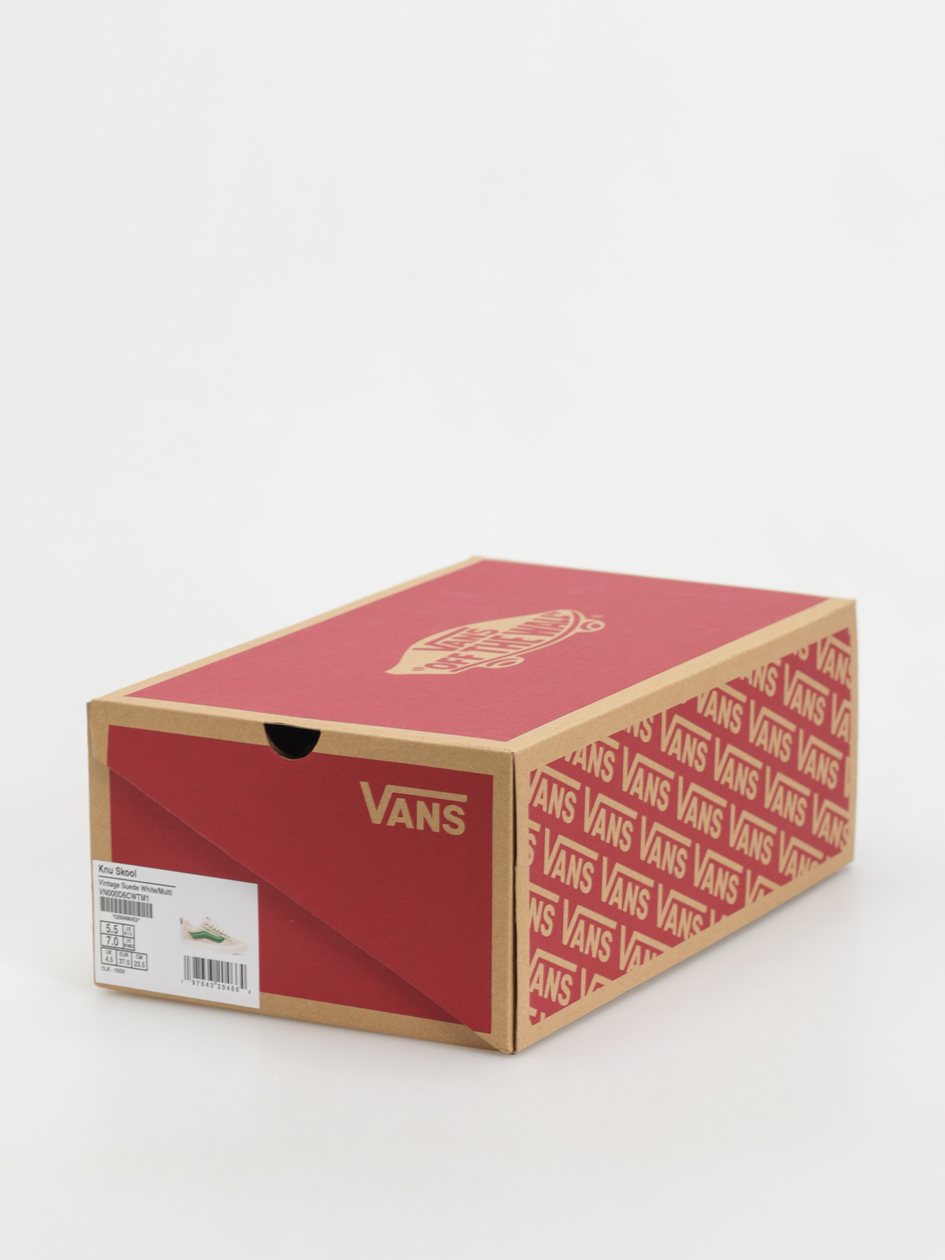 Обувки Vans Knu Skool (vintage suede white/multi)