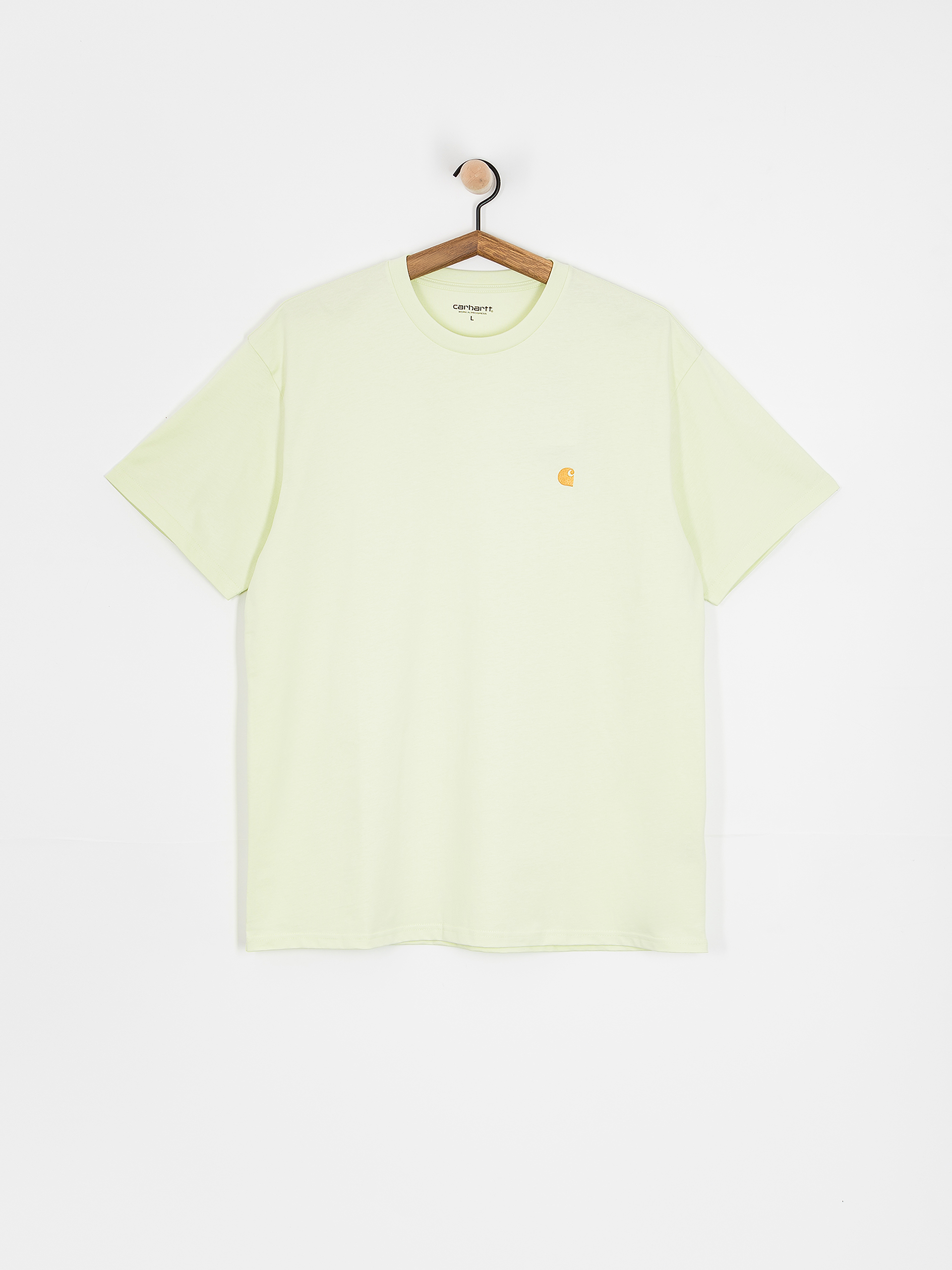 Тениска Carhartt WIP Chase (air green/gold)