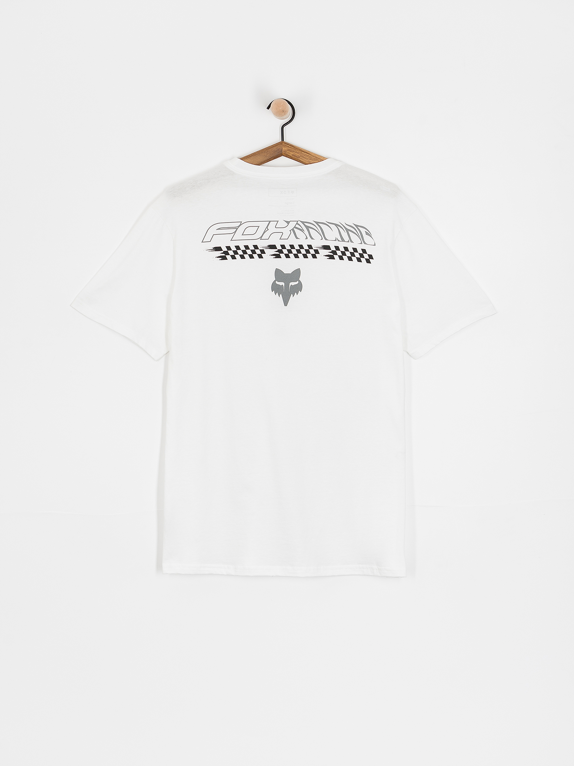 Тениска Fox Checkered (optic white)