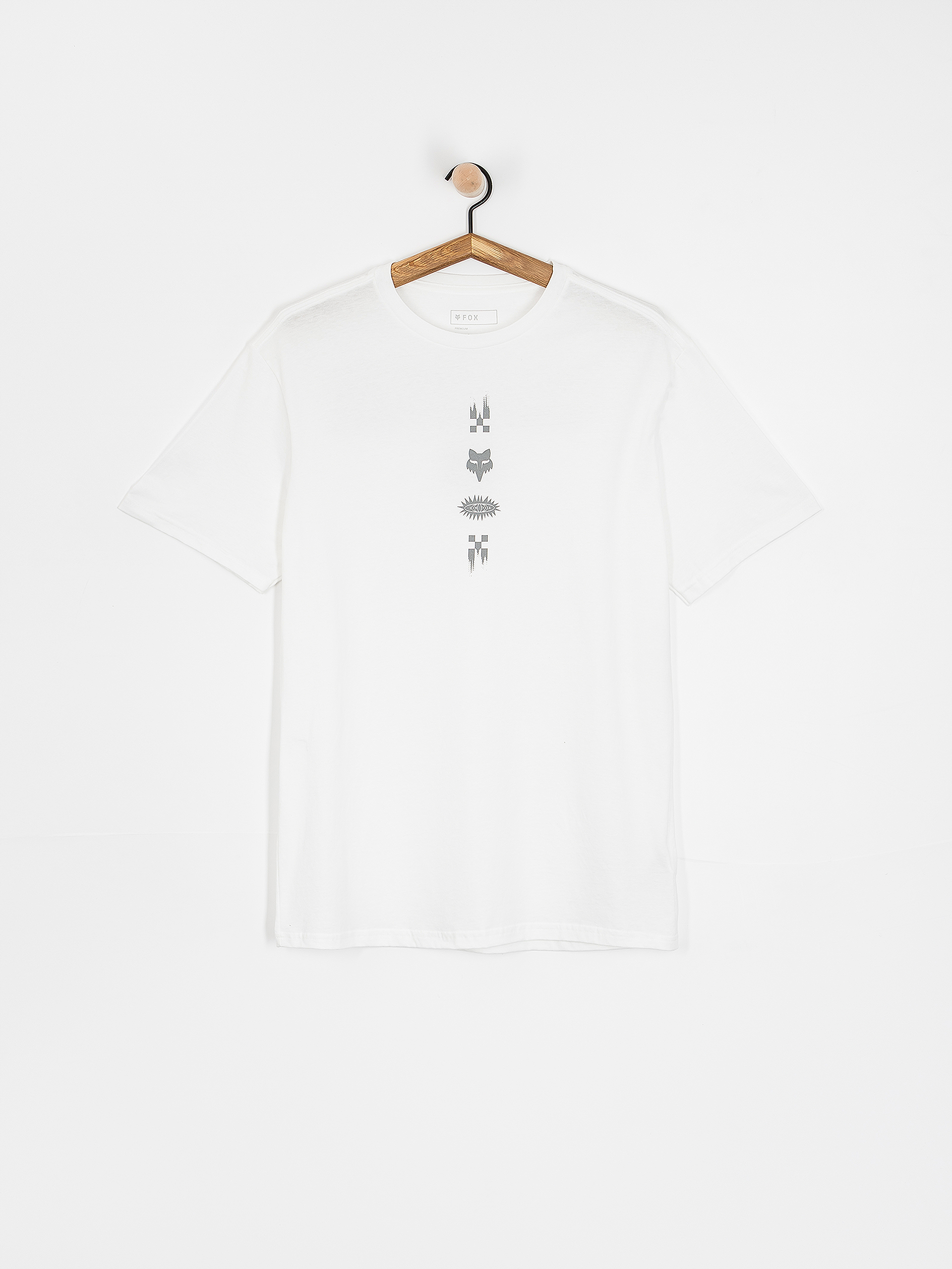 Тениска Fox Checkered (optic white)