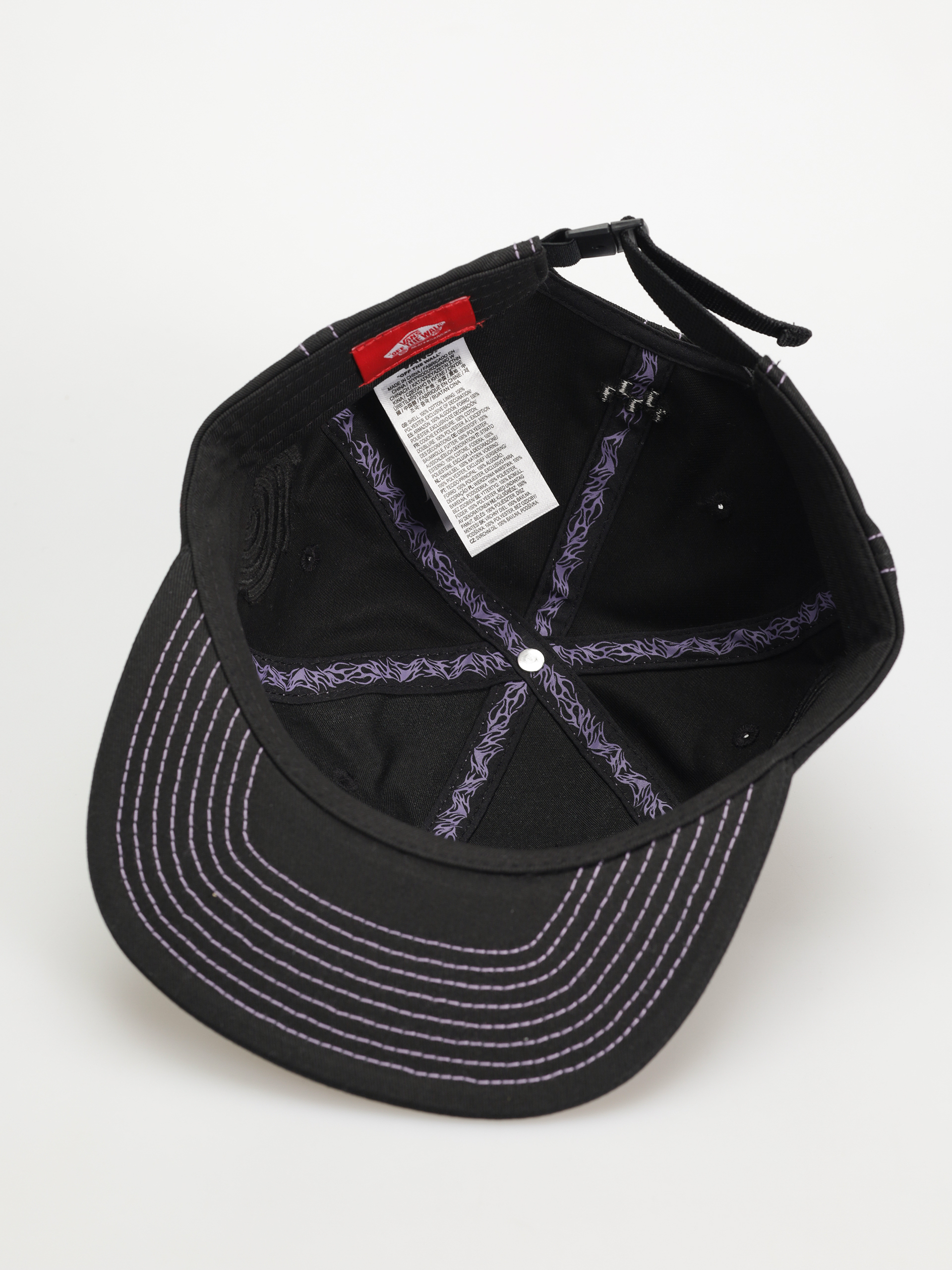 Шапка с козирка Vans Skate Swirl Unstructured (black)