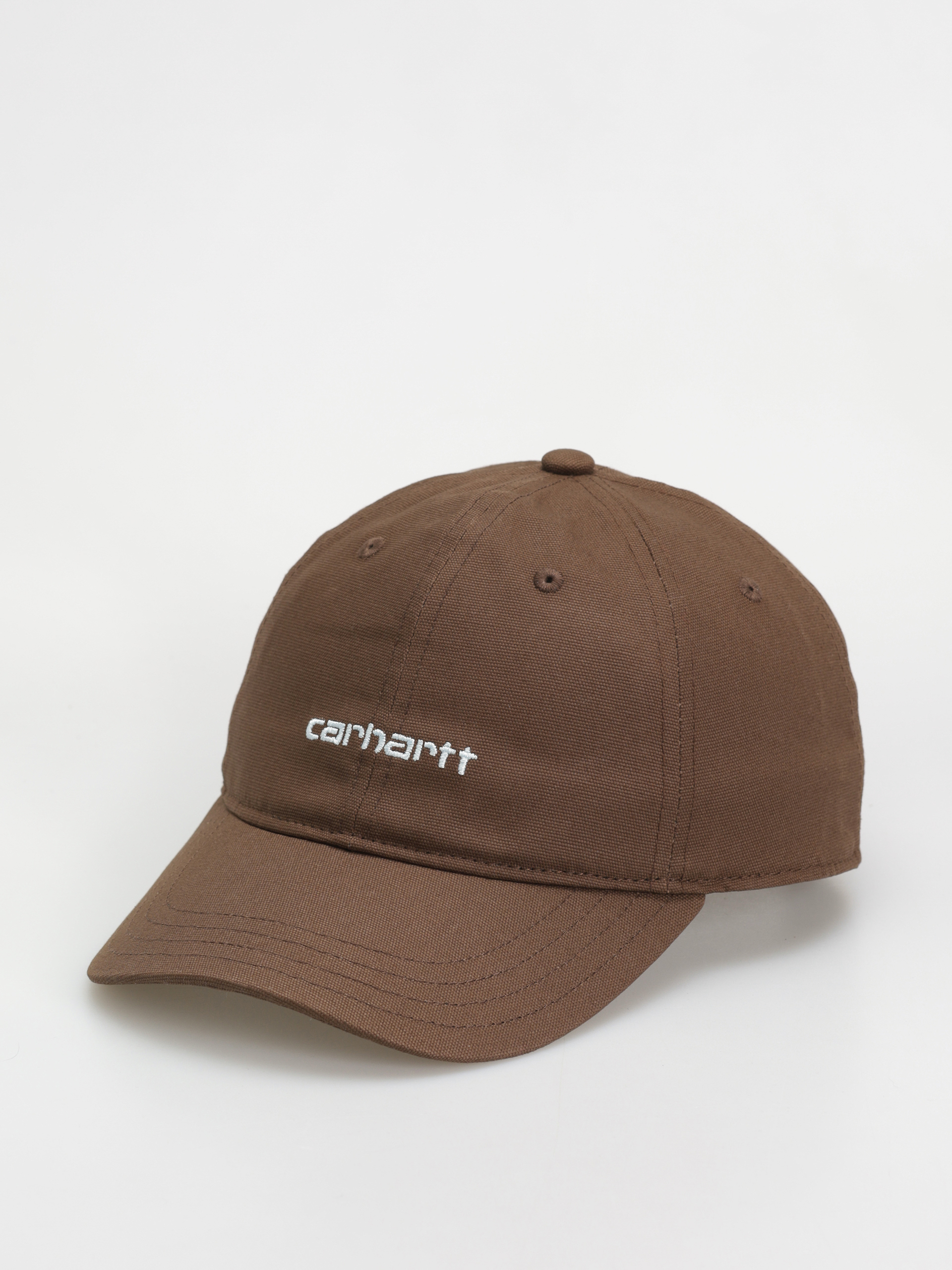 Шапка с козирка Carhartt WIP Canvas Script (liberica/air sky)