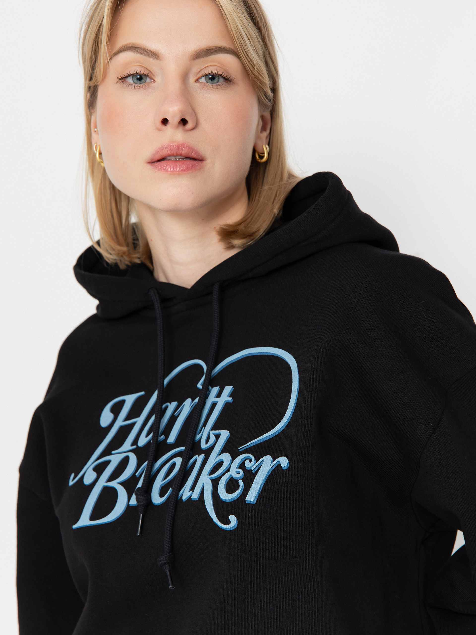 Суитшърт с качулка Carhartt WIP Harttbreaker HD Wmn (black)