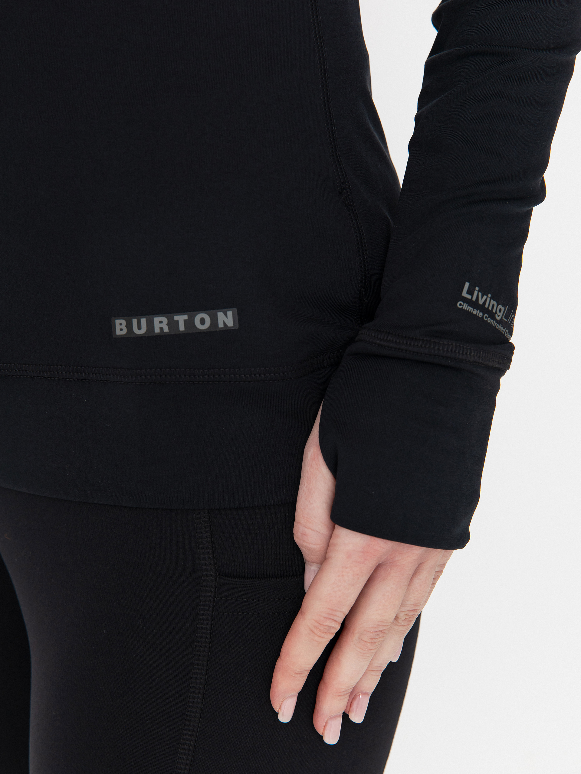 Дамски Блуза Burton Lightweight X Crew (true black)