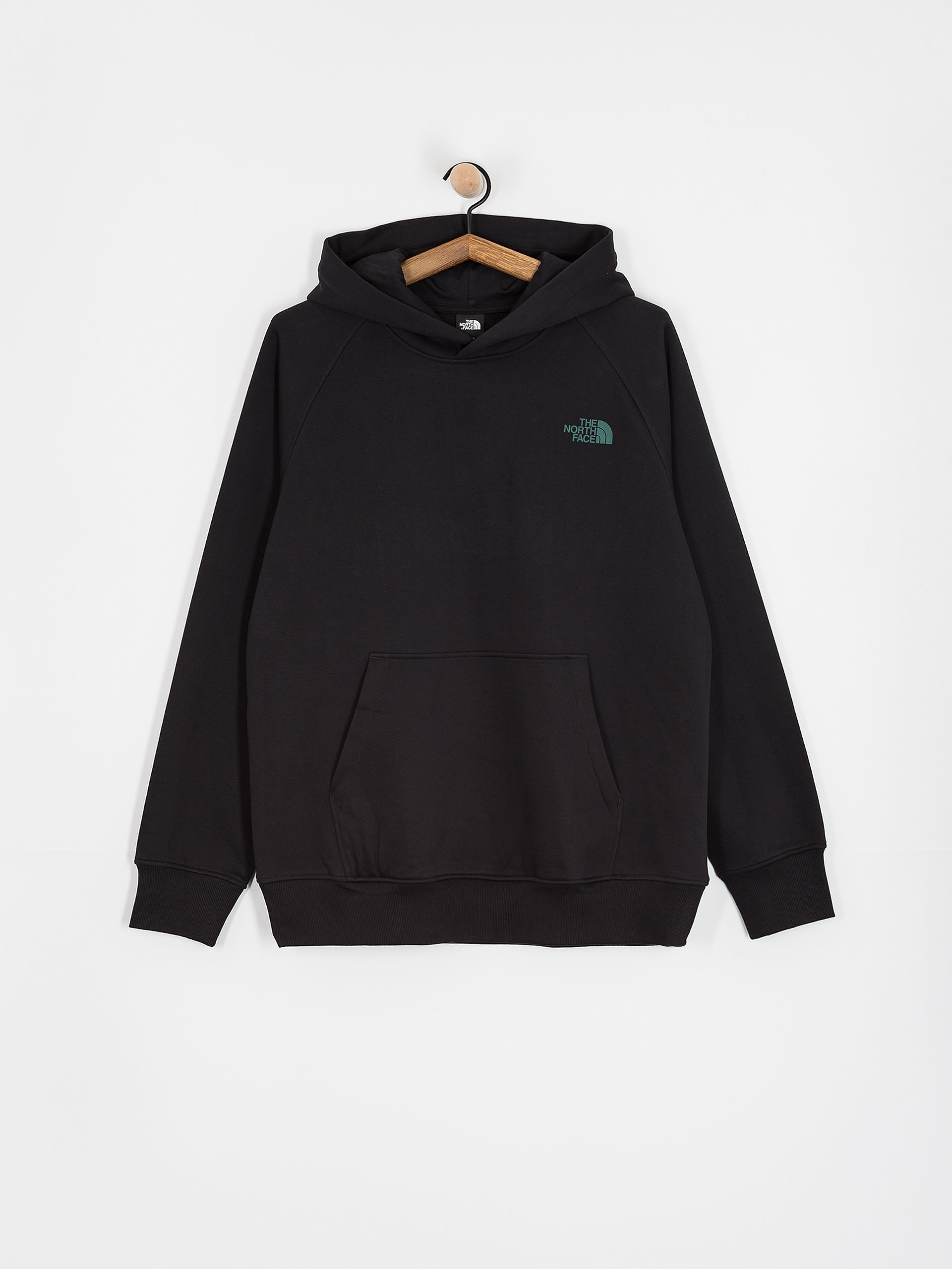 Суитшърт с качулка The North Face Raglan Box Nse Tailgrid Infill HD (tnf black/deep nori tra)