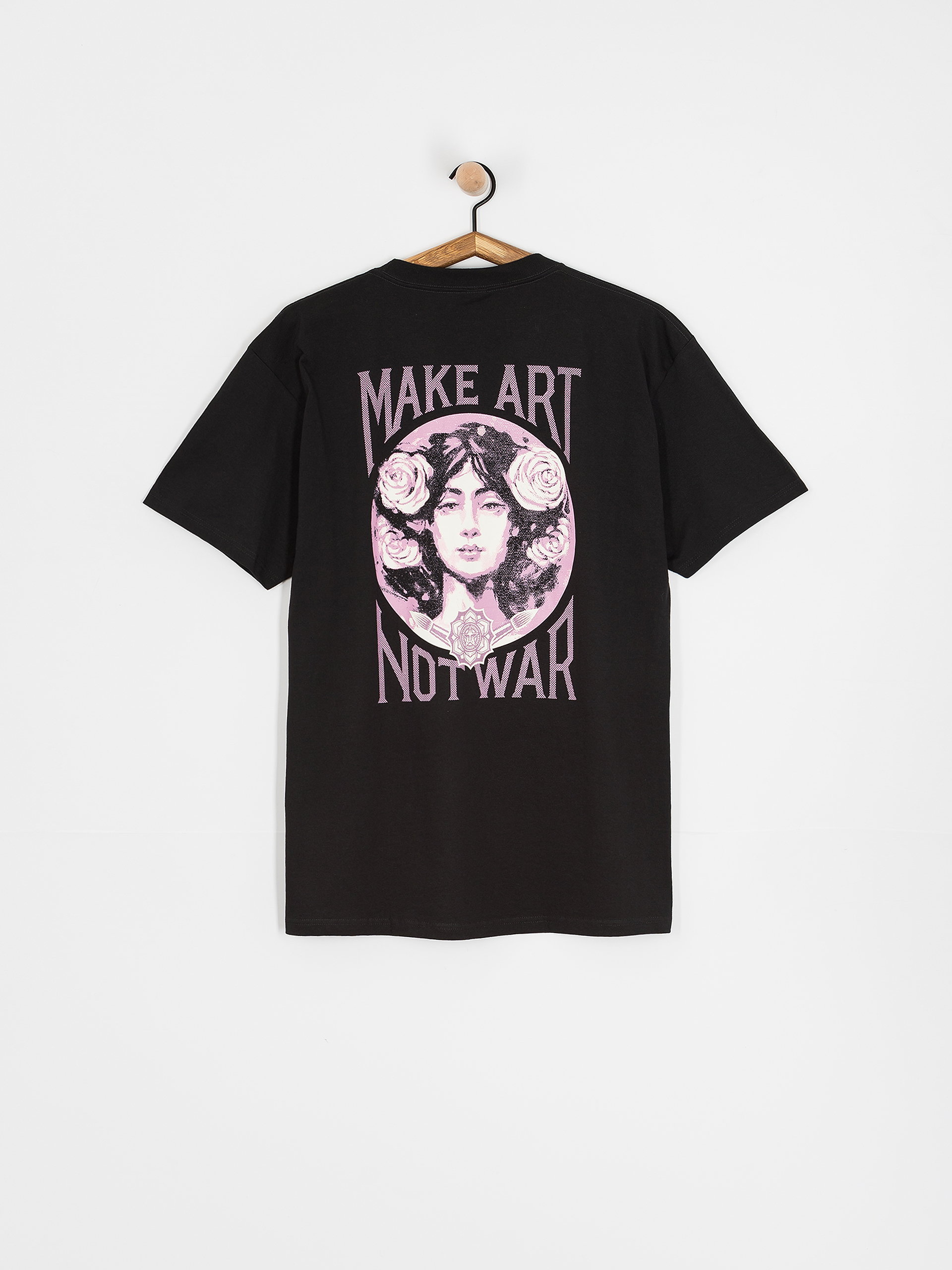 Тениска OBEY Make Art Not War (black)