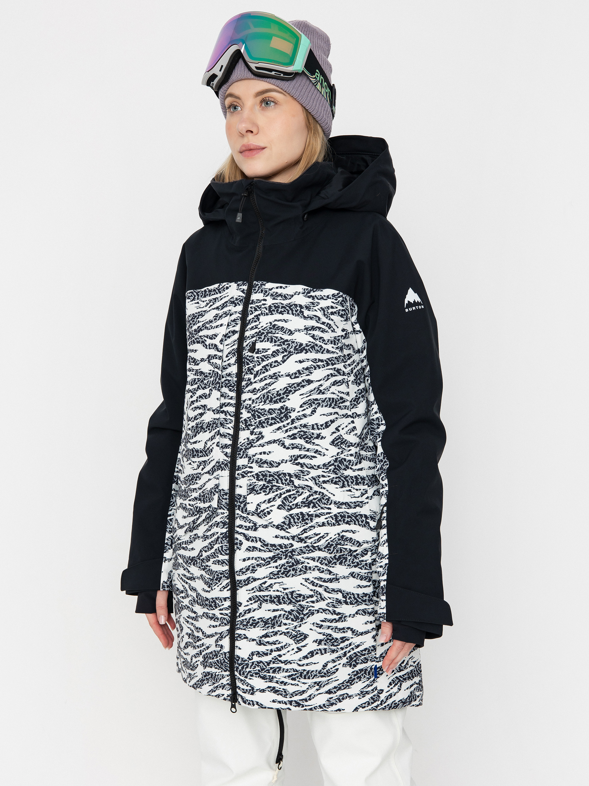 Дамска Сноуборд яке Burton Prowess 2.0 (true black/zebra camo)