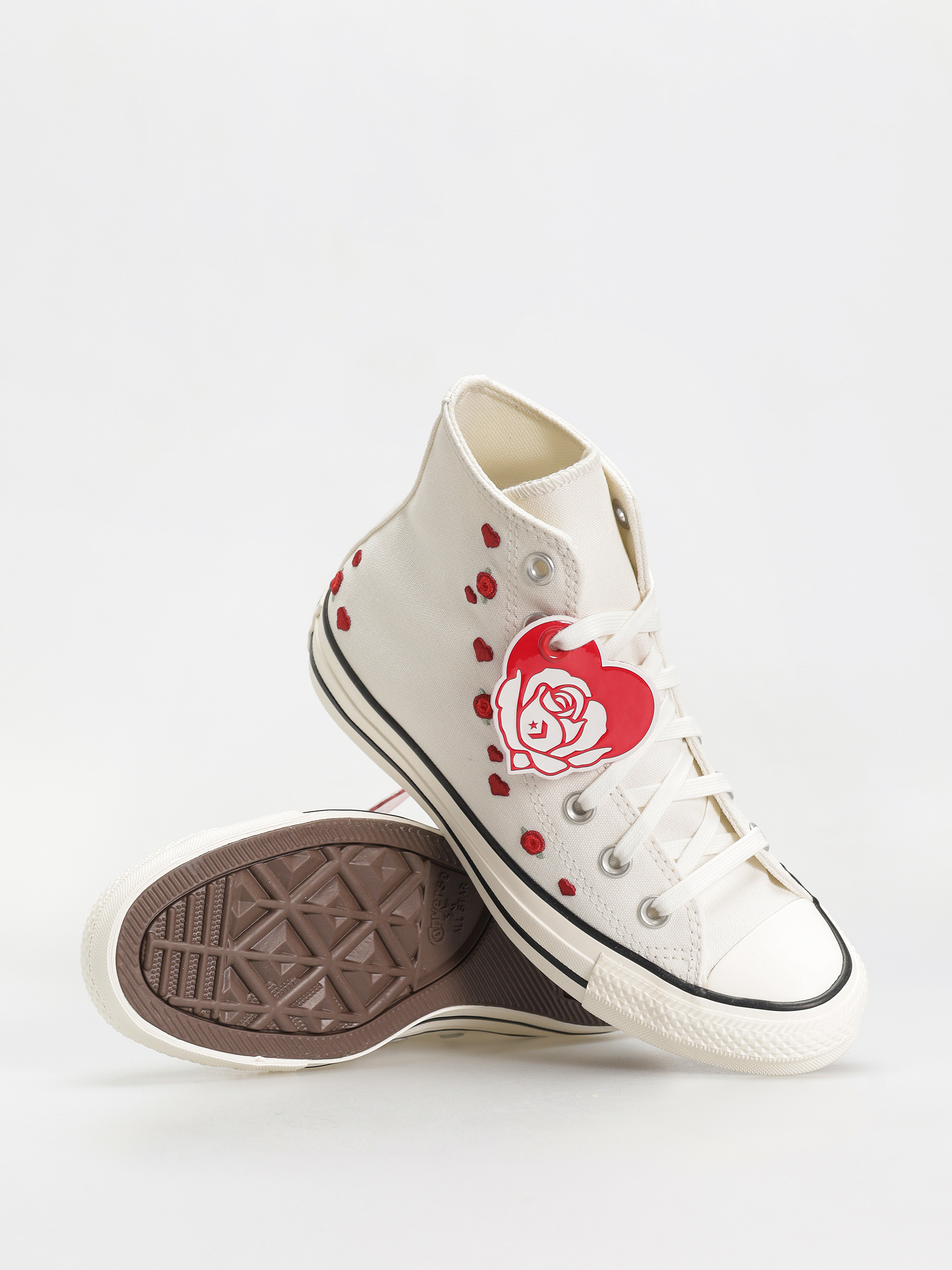 Кецове Converse Chuck Taylor All Star Hi Wmn (vintage white/red/egret)