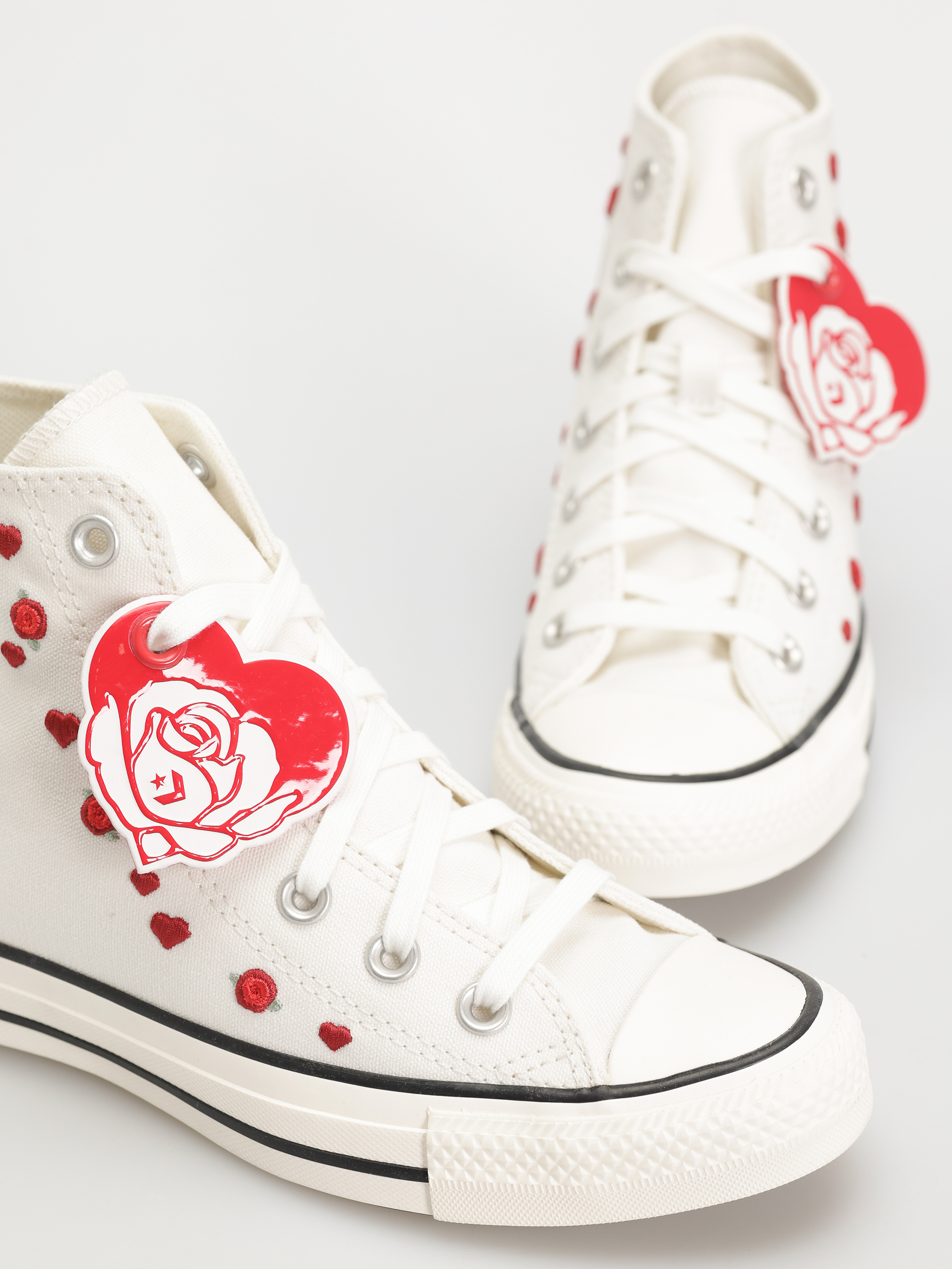 Кецове Converse Chuck Taylor All Star Hi Wmn (vintage white/red/egret)