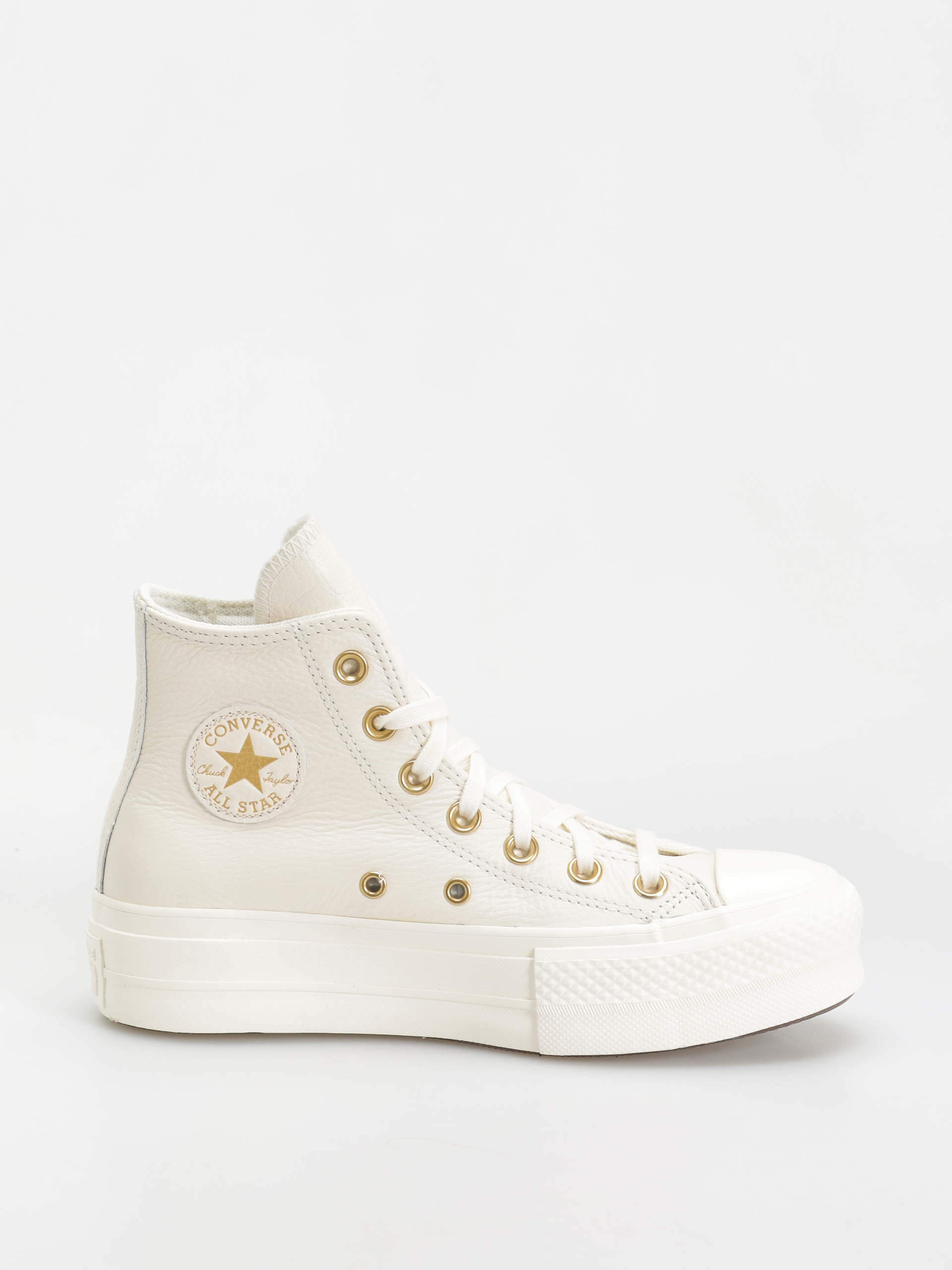 Кецове Converse Chuck Taylor All Star Lift Hi Wmn (egret/egret/gold)