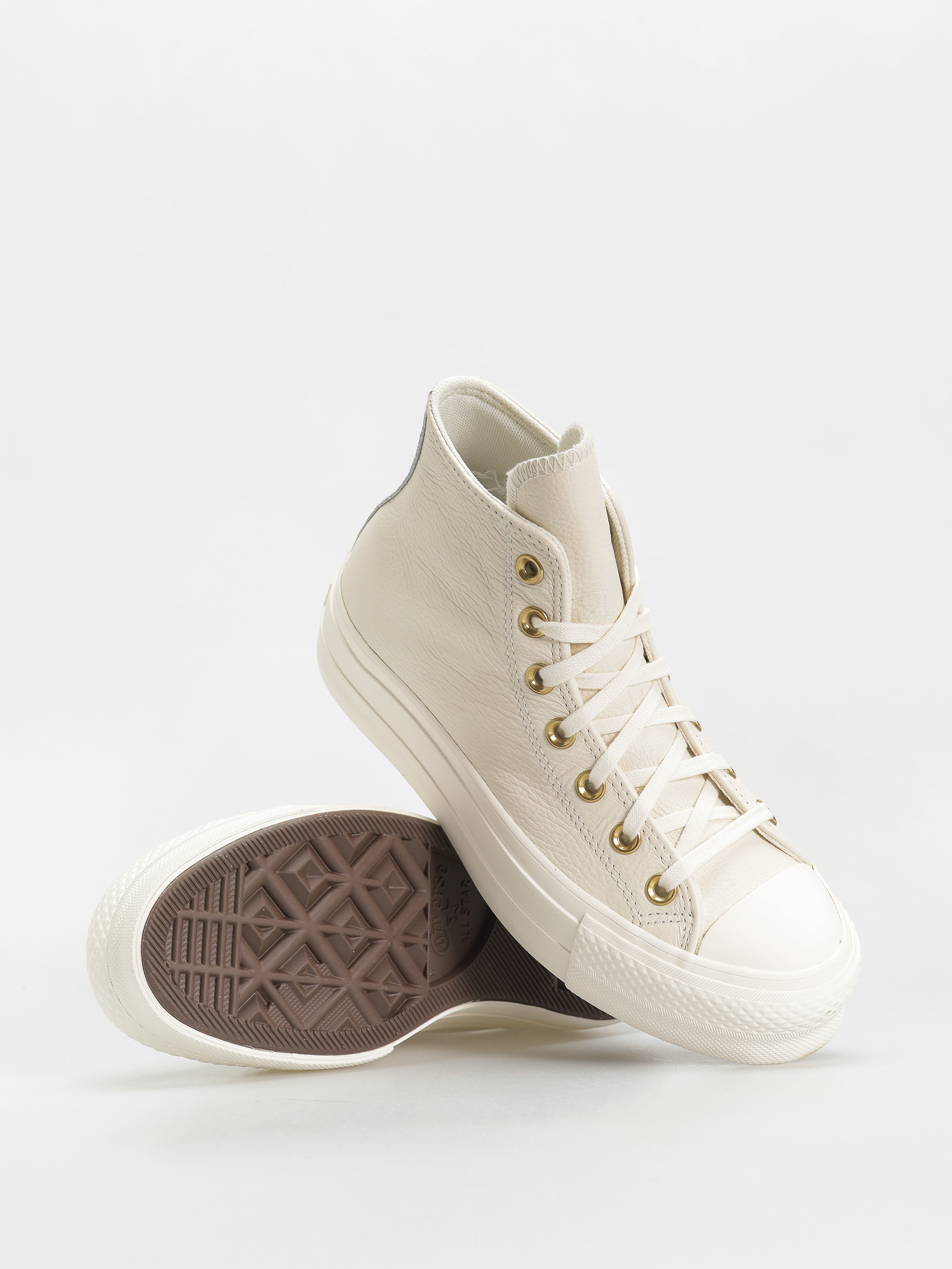 Кецове Converse Chuck Taylor All Star Lift Hi Wmn (egret/egret/gold)