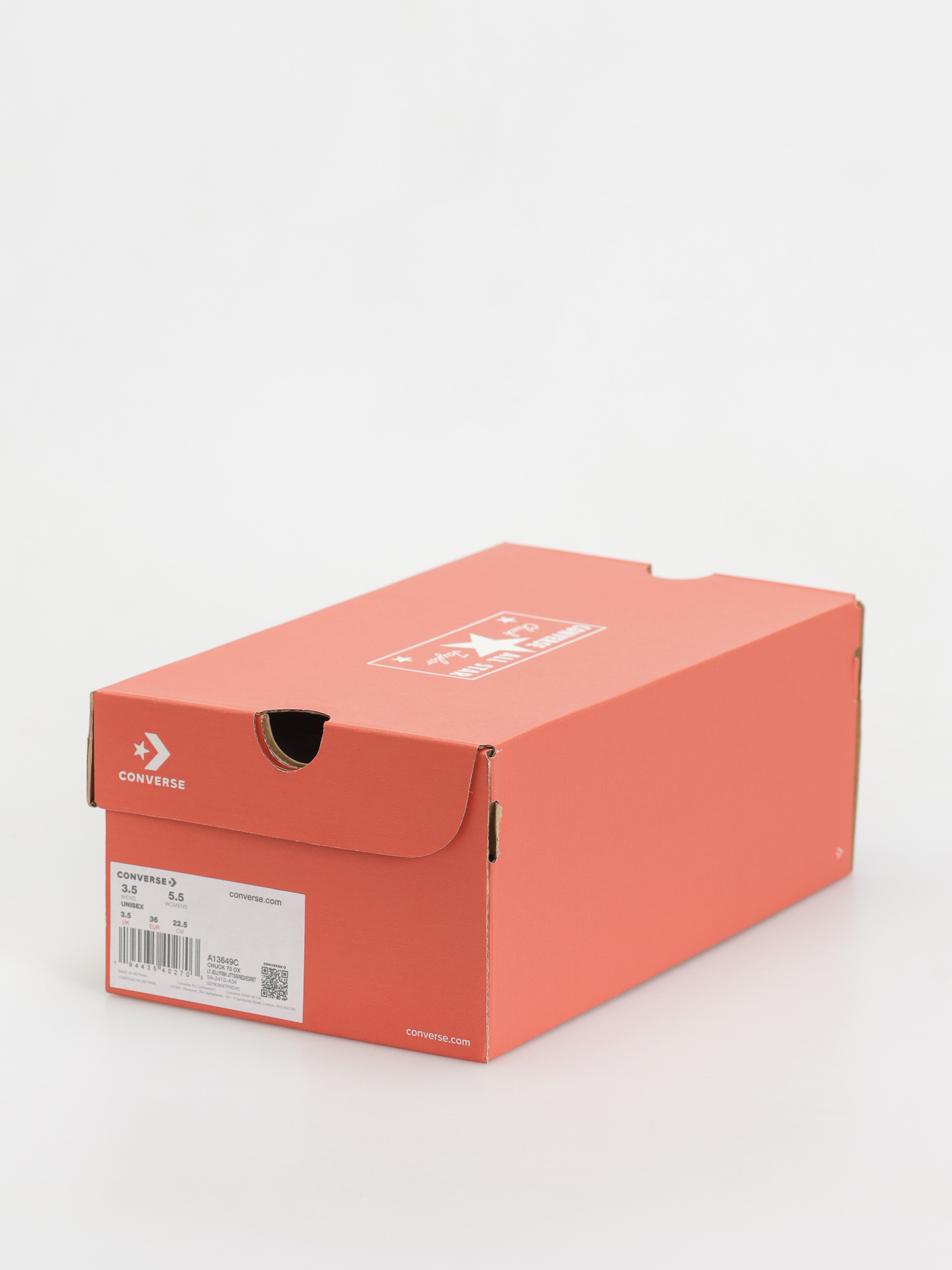 Кецове Converse Chuck 70 Ox (lt jellyfish jitter/red/egret)