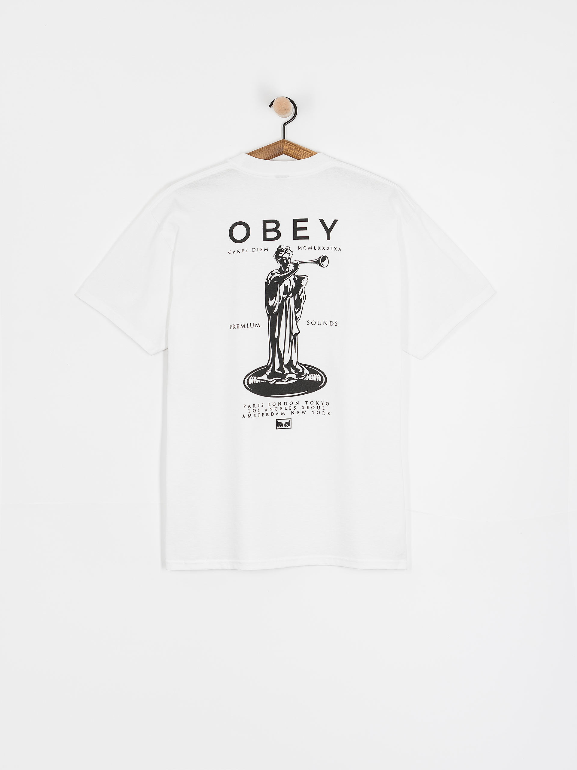 Тениска OBEY Premium Sounds (white)