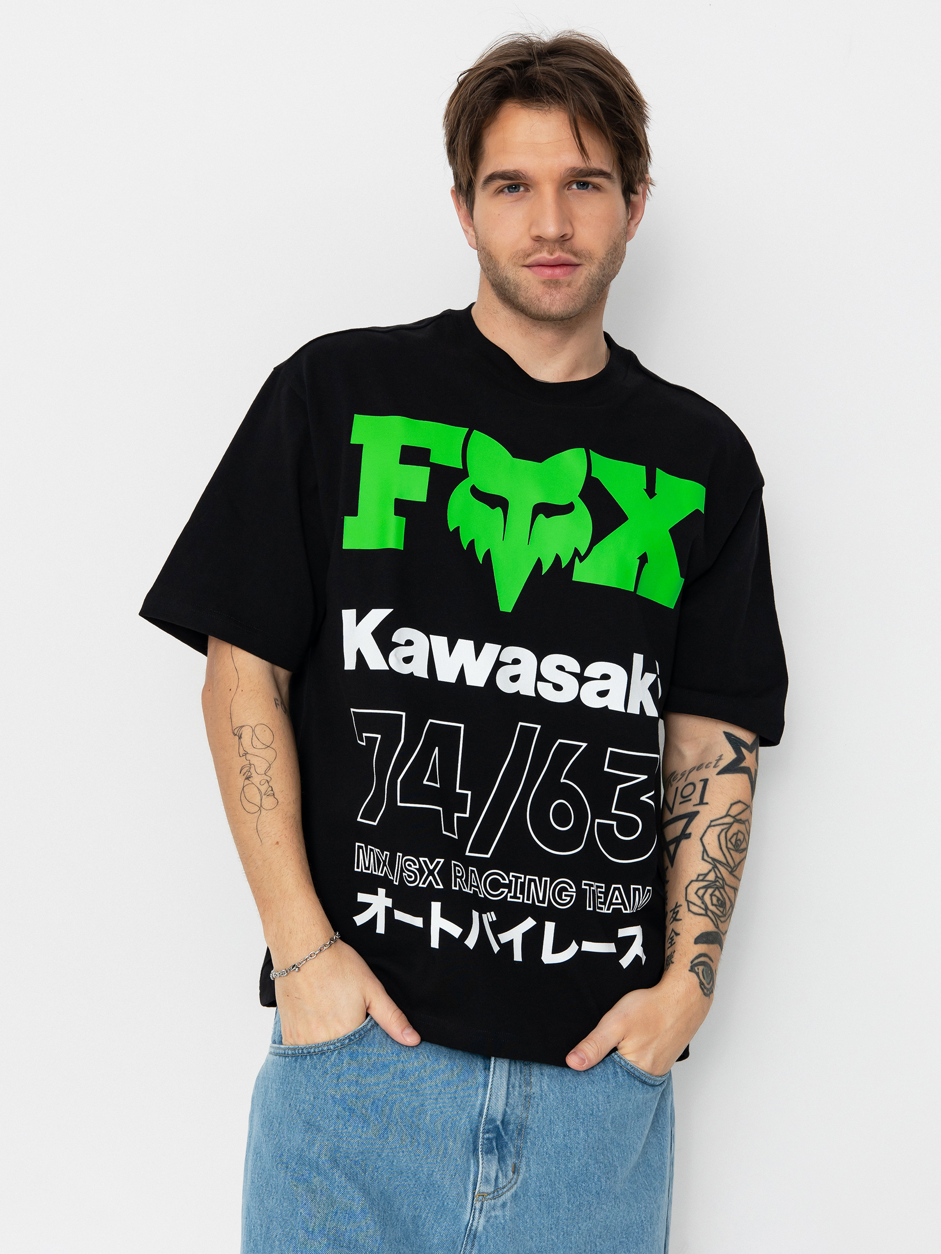 Тениска Fox Kawi Oversized (black)