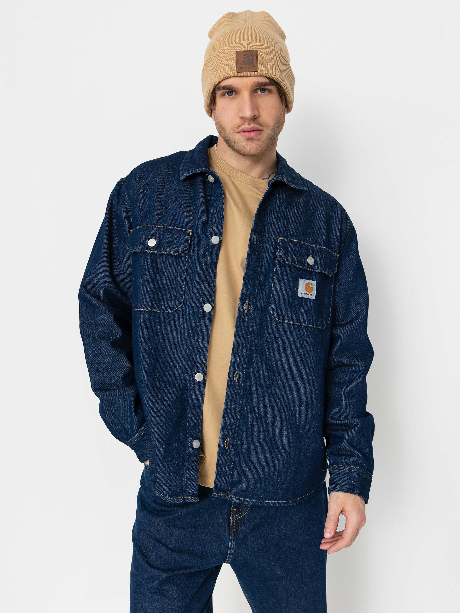 Риза Carhartt WIP Harvey (blue)