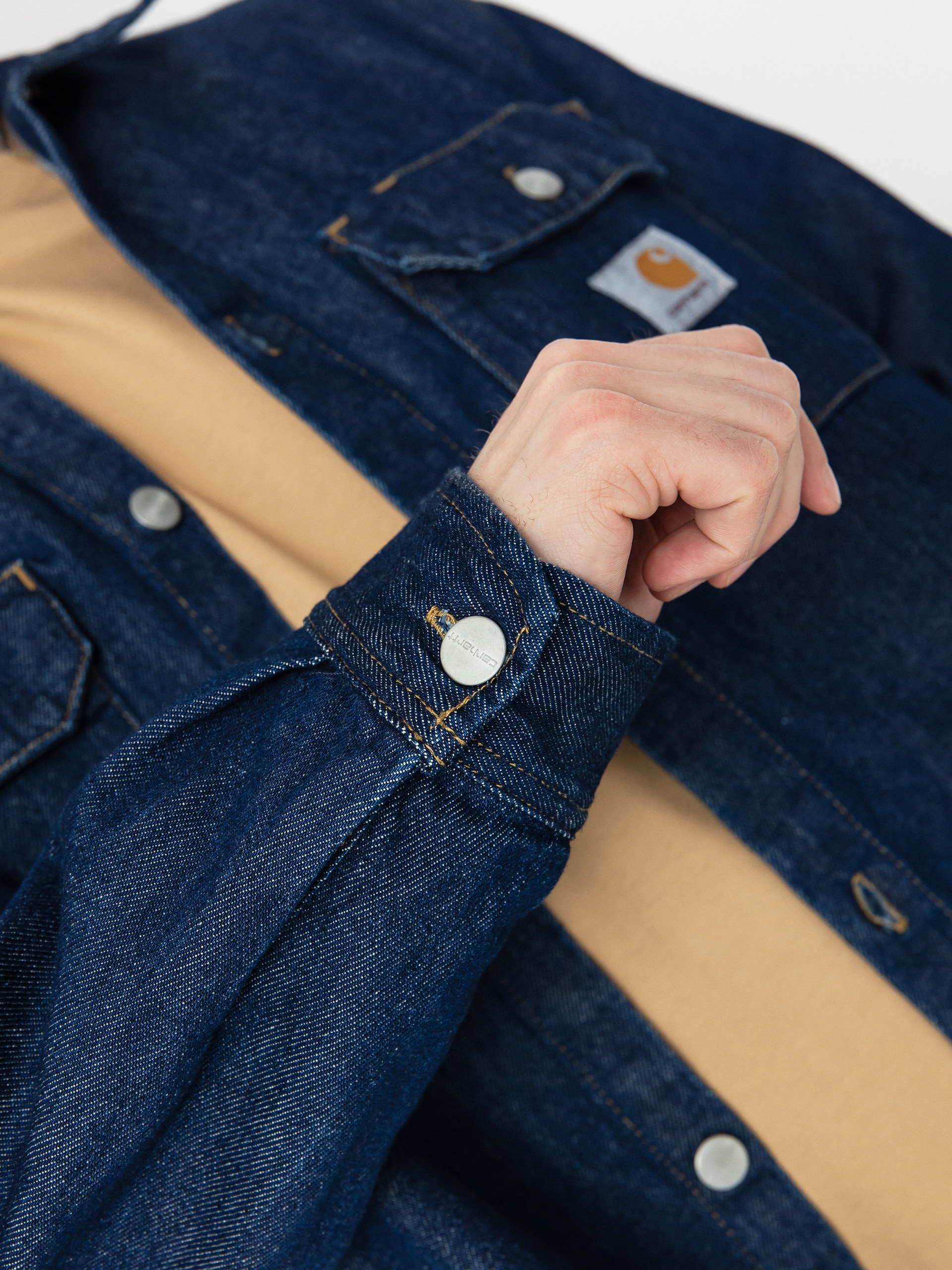 Риза Carhartt WIP Harvey (blue)