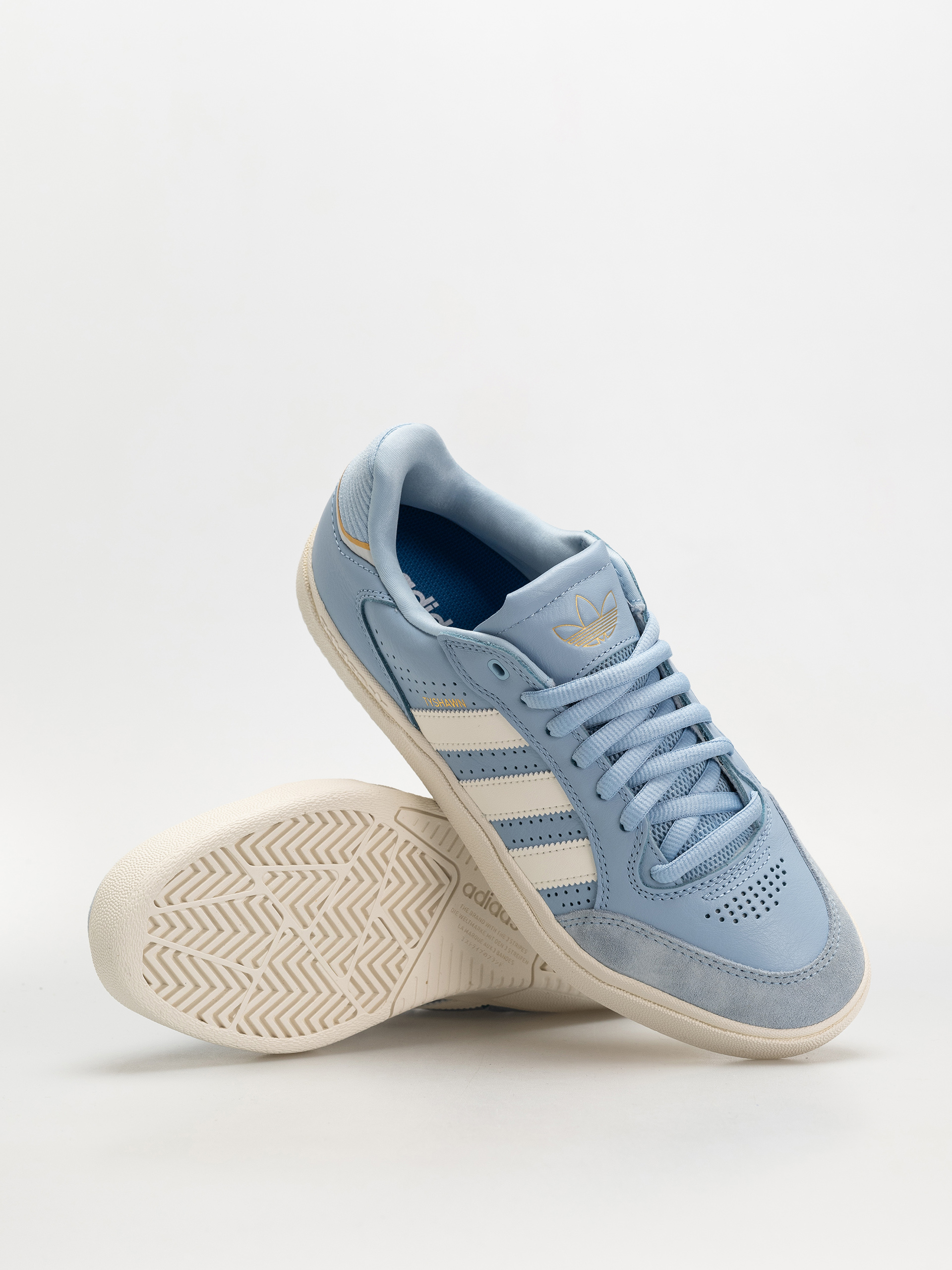 Обувки adidas Tyshawn Low (clesky/cwhite/goldmt)