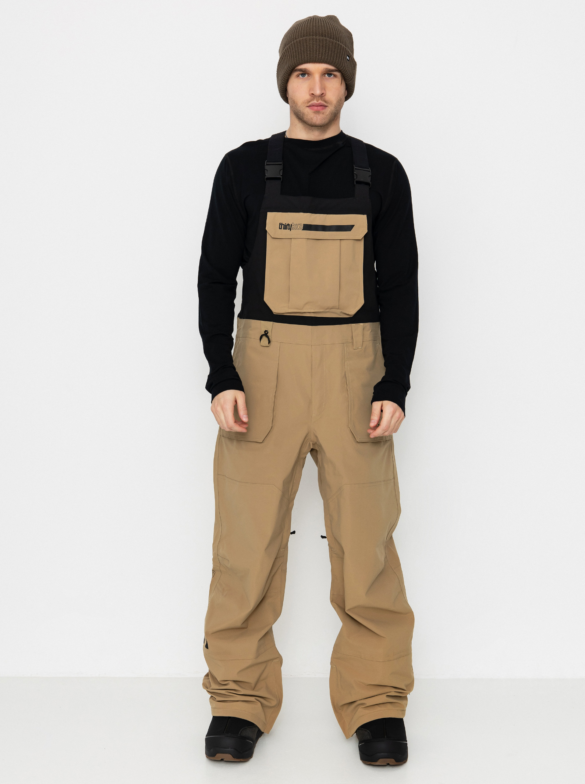 Сноуборд панталони ThirtyTwo Basement Bib (khaki)