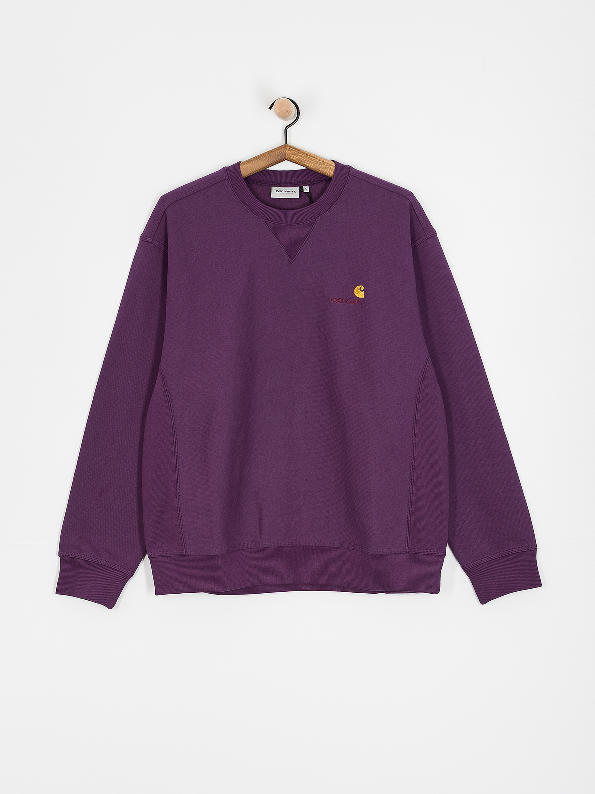 Суитшърт Carhartt WIP American Script (huckleberry)