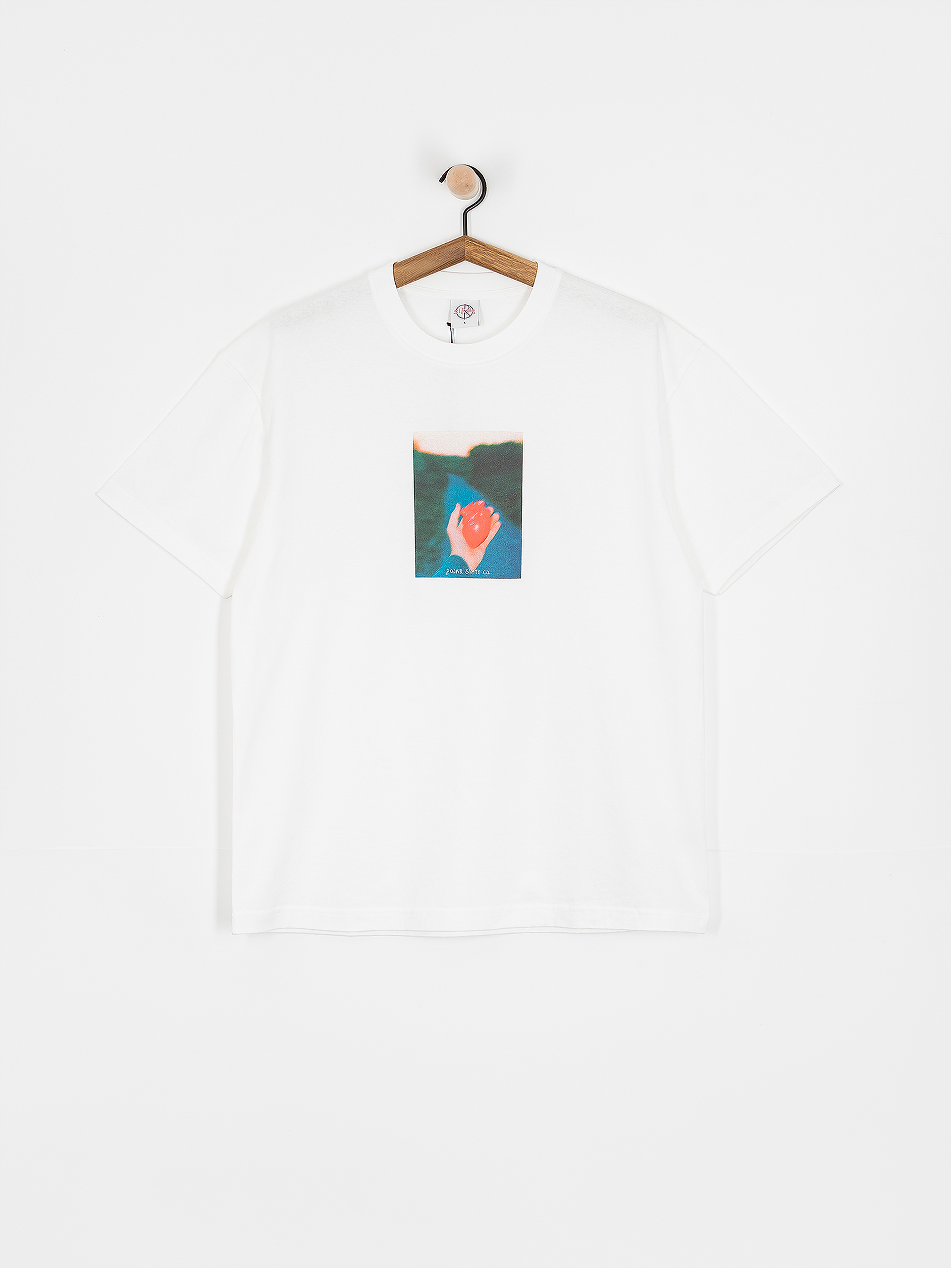 Тениска Polar Skate Heart In Hand (white)