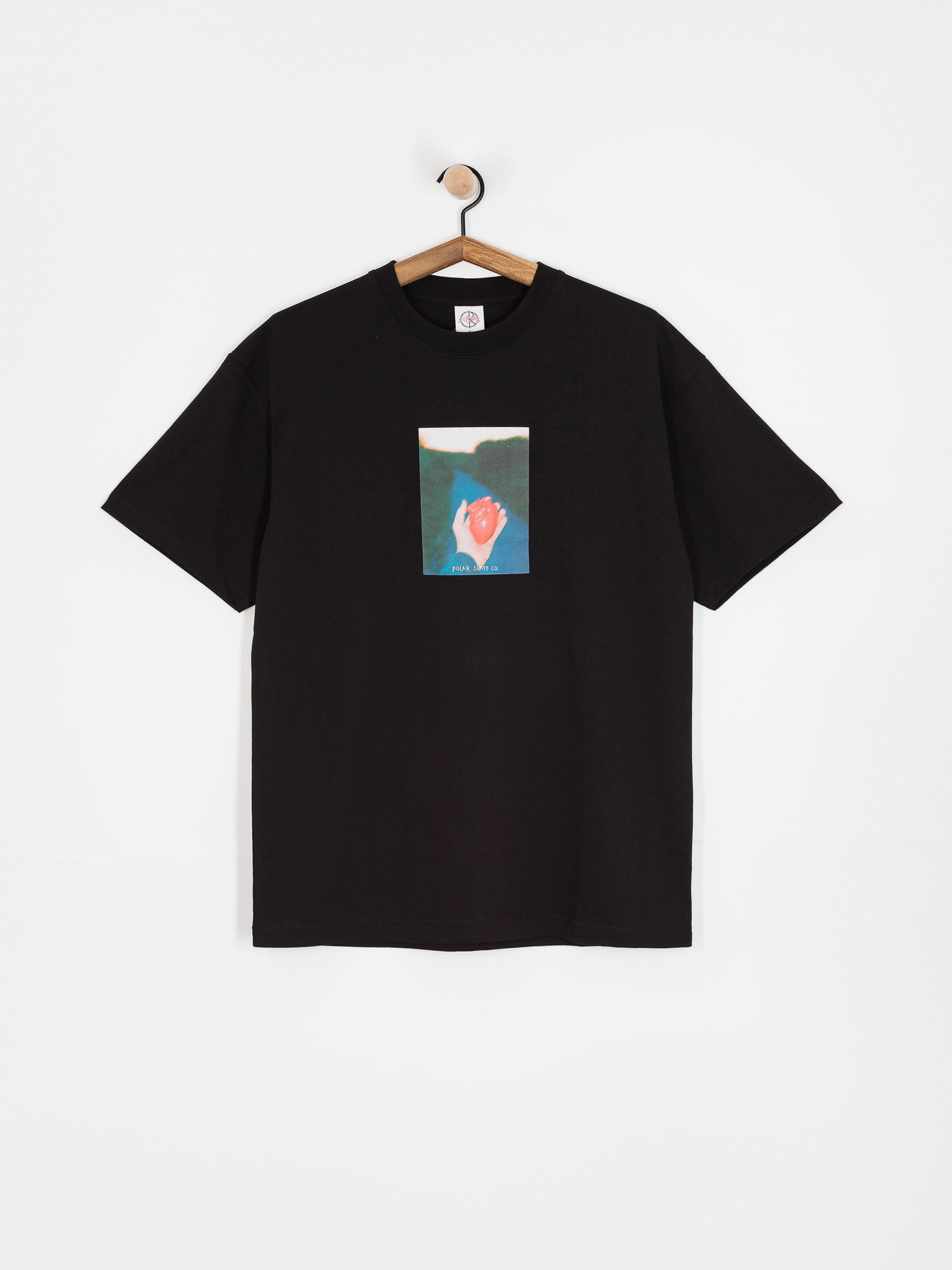 Тениска Polar Skate Heart In Hand (black)