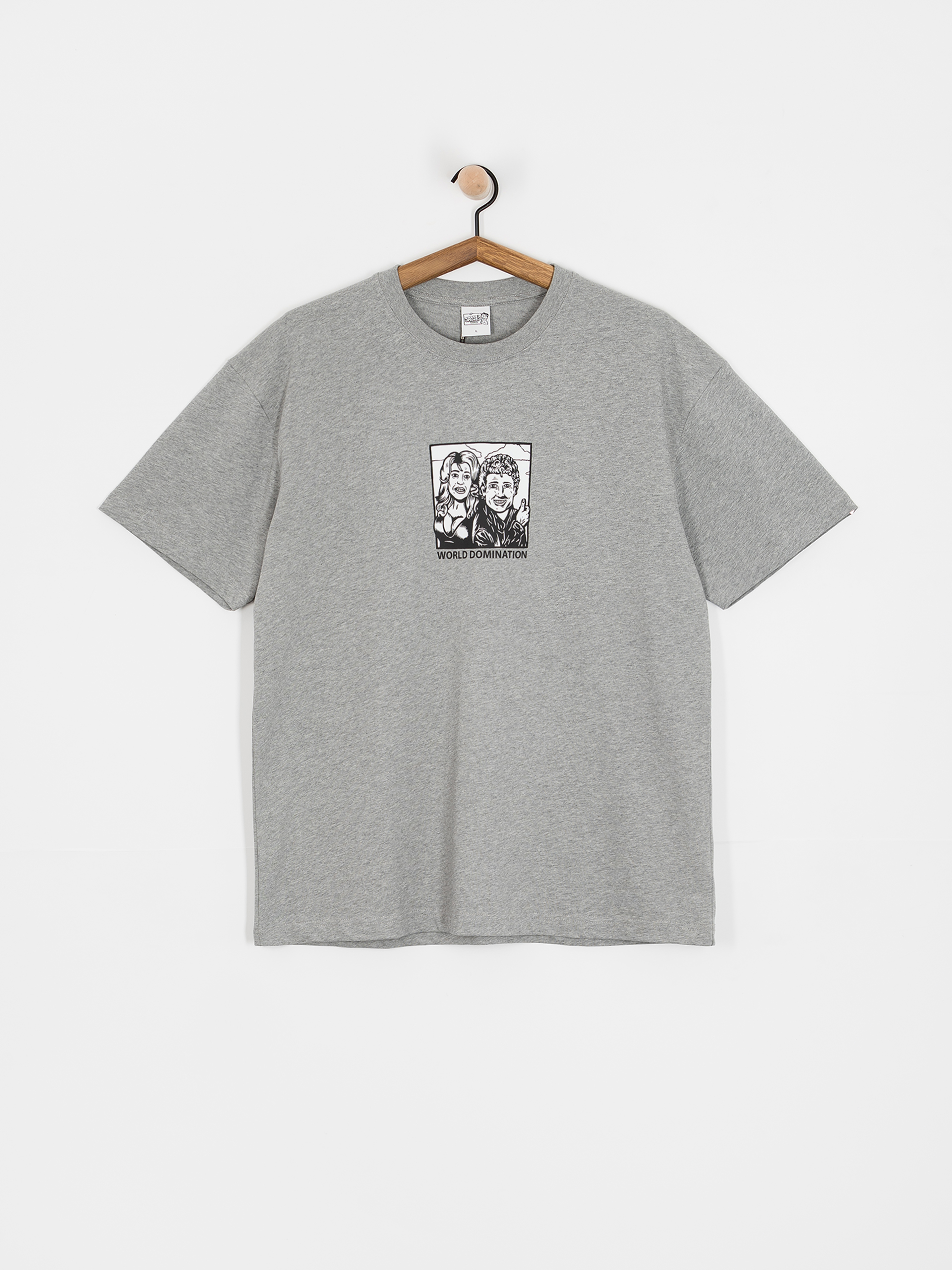 Тениска Polar Skate World Domination (heather grey)