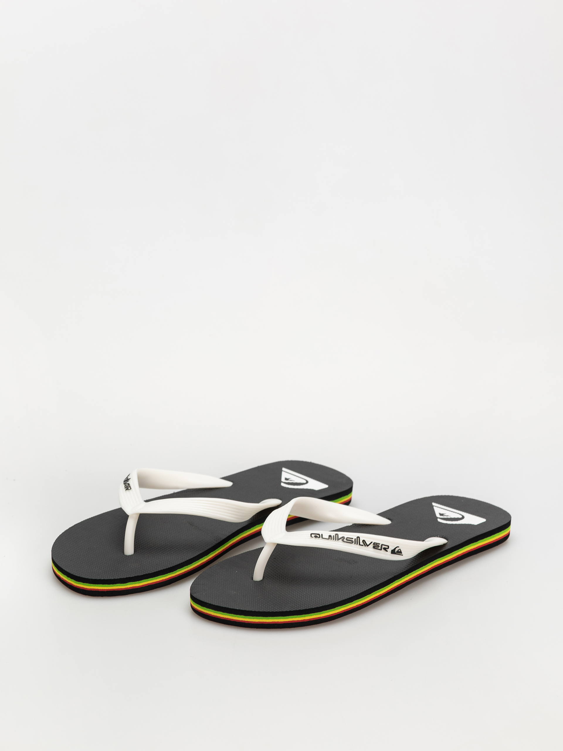 Джапанки Quiksilver Molokai Core (black/rasta)