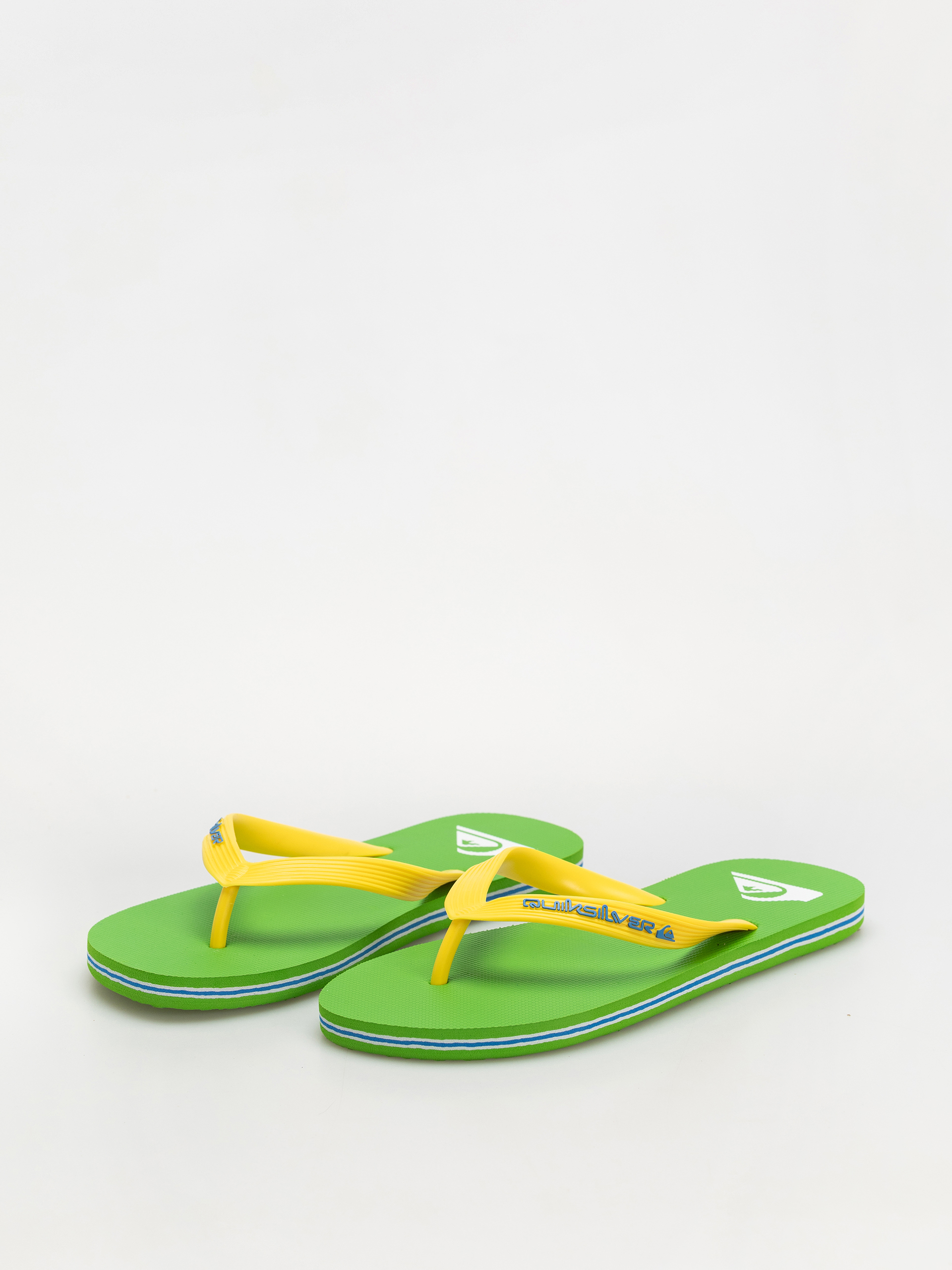 Джапанки Quiksilver Molokai Core (green/yellow)